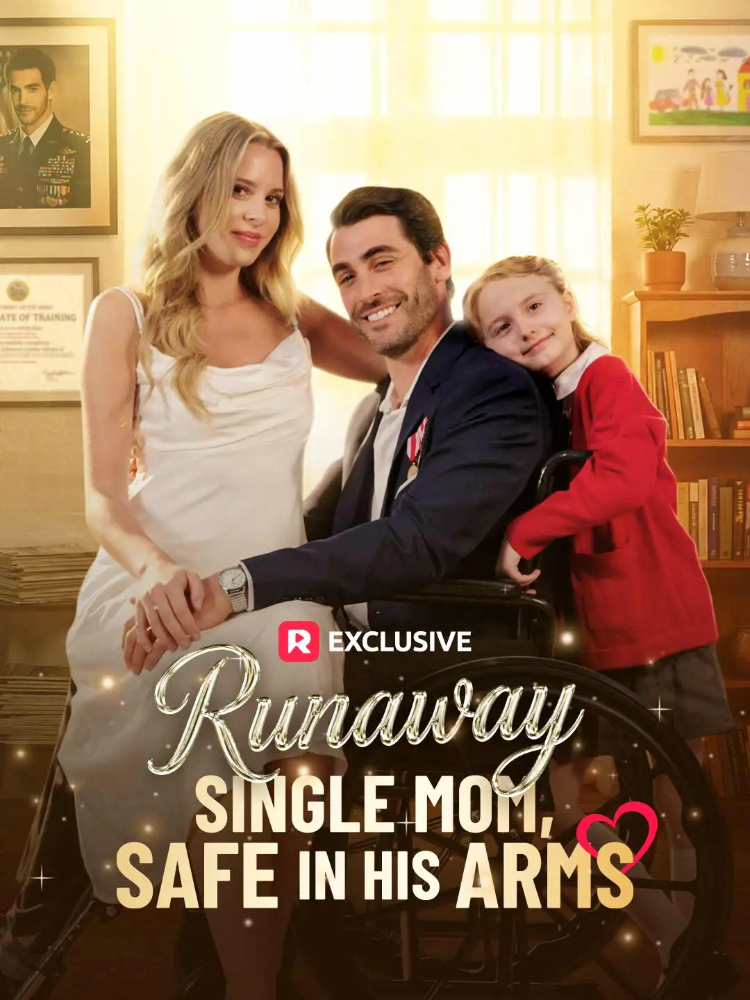 Runaway Single Mom, Safe in His Arms short drama poster