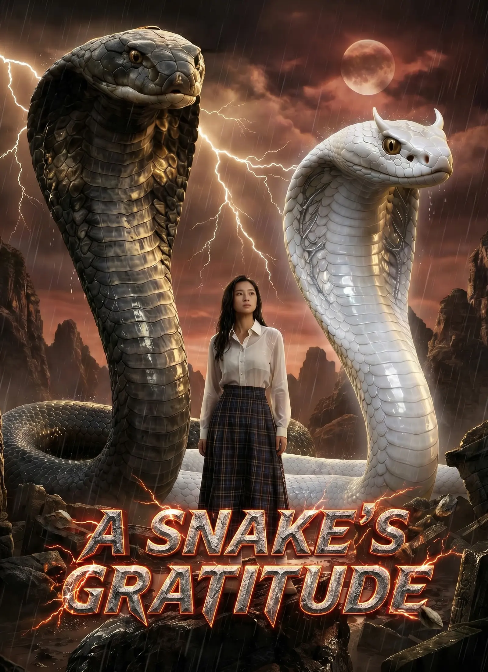 [Dubbed] A Snake 's Gratitude short drama poster