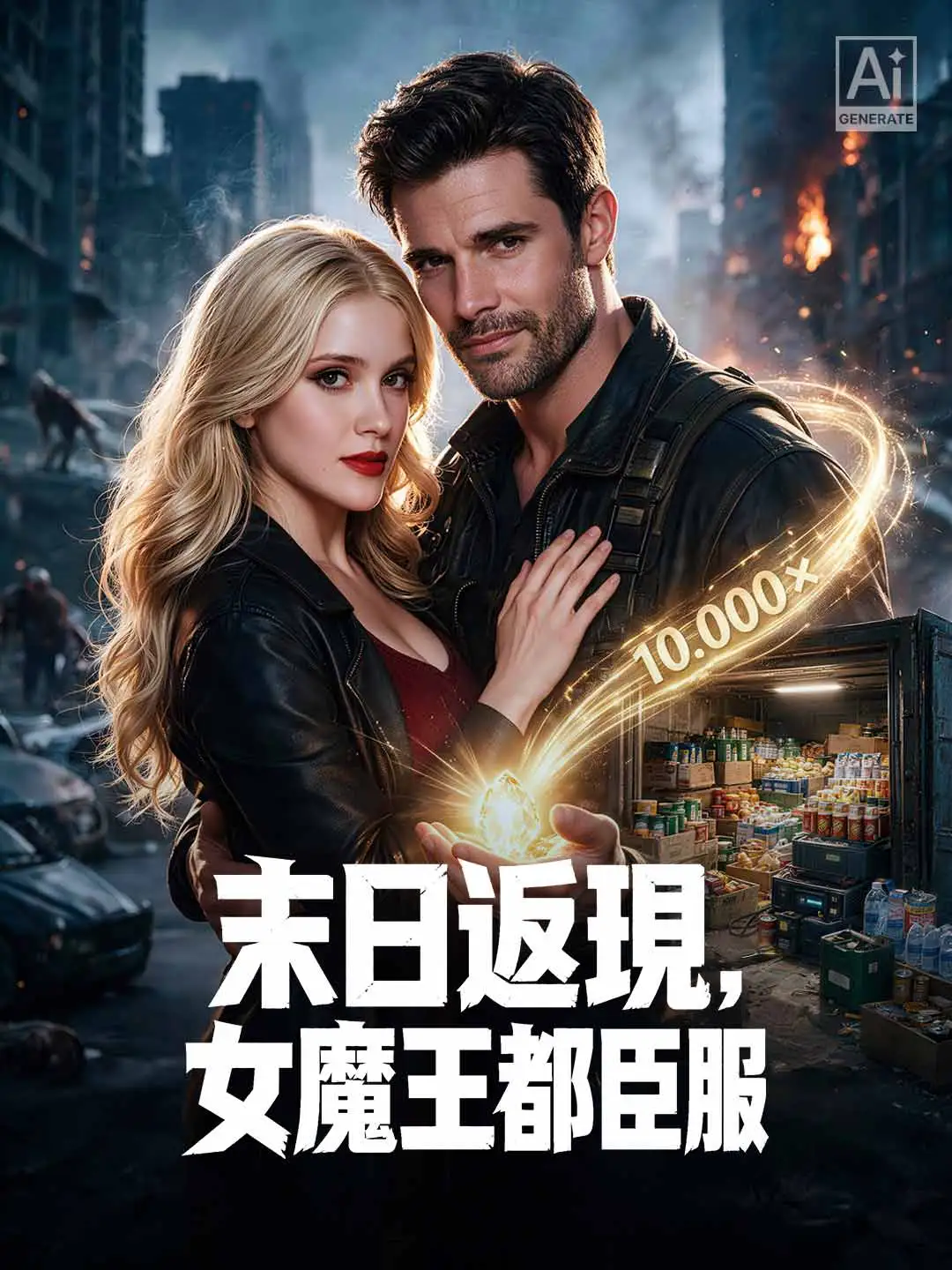 末日返現，女魔王都臣服 short drama poster