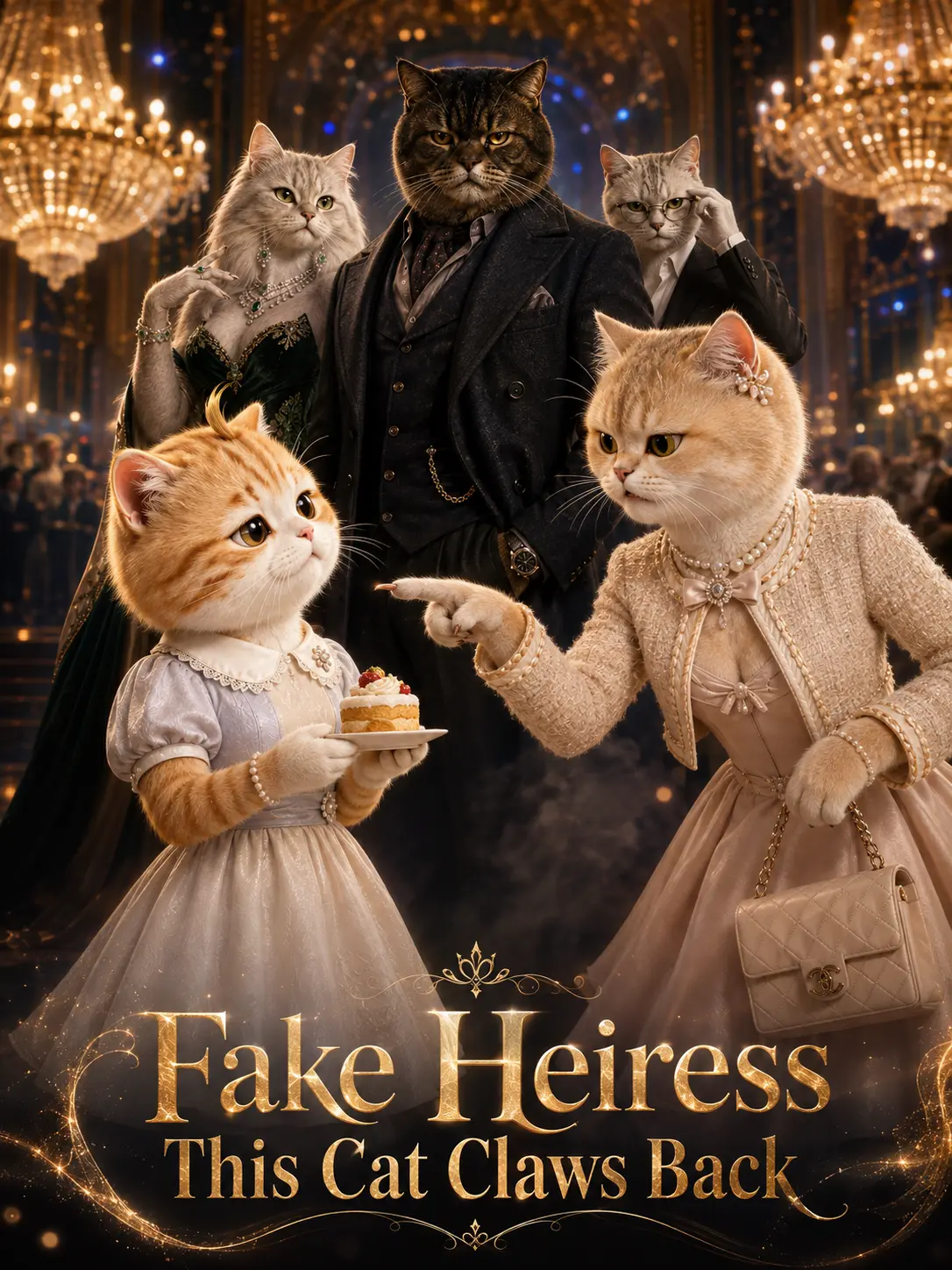 Fake Heiress This Cat Claws Back short drama poster