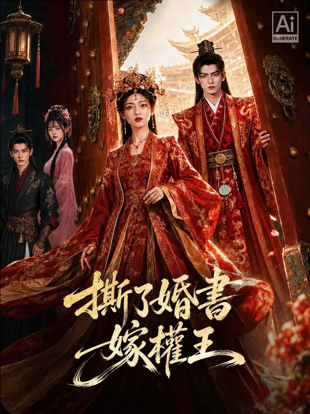 撕了婚書嫁權王 short drama poster