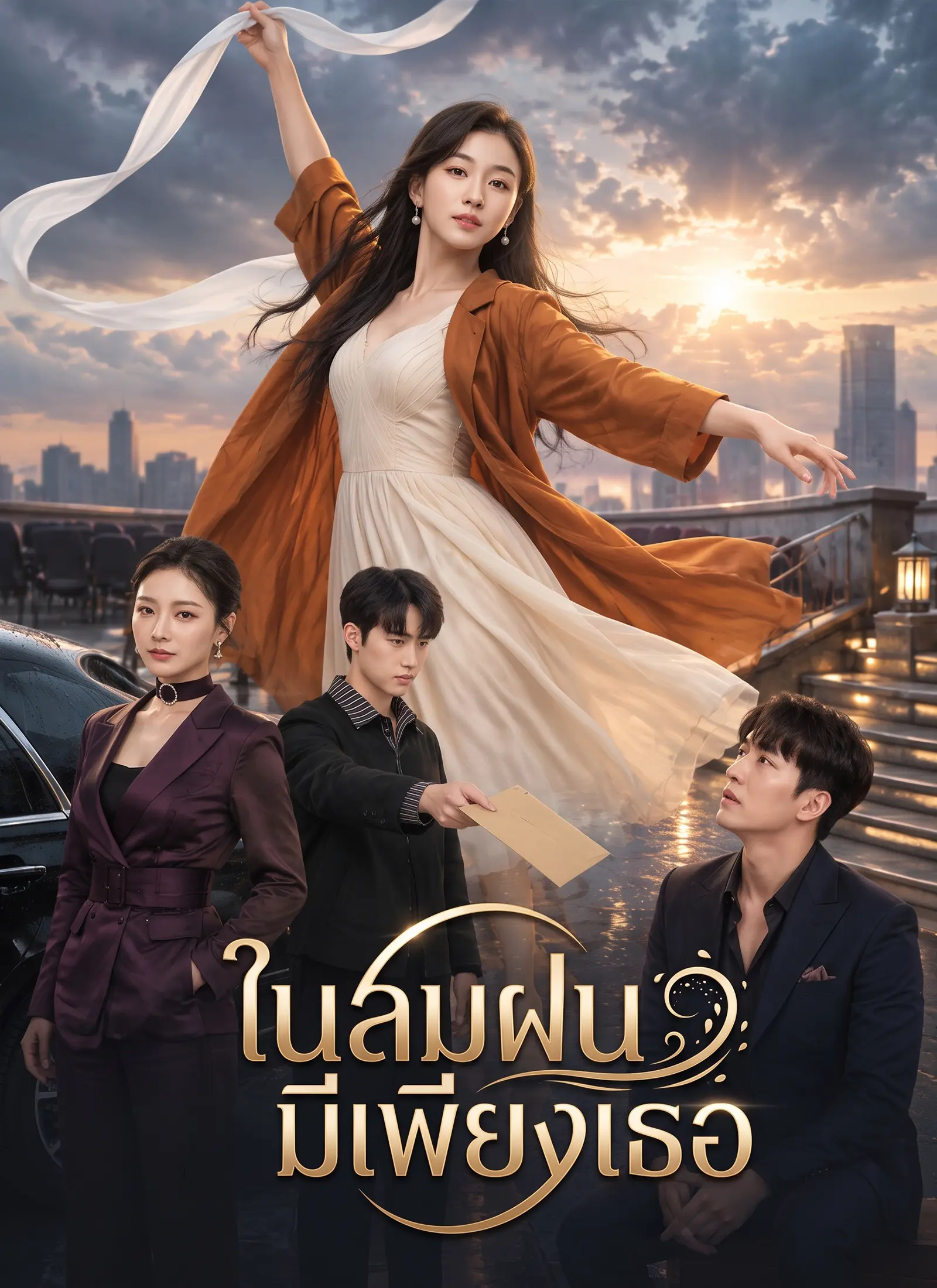 [พากย์ไทย] ในลมฝนมีเพียงเธอ short drama poster