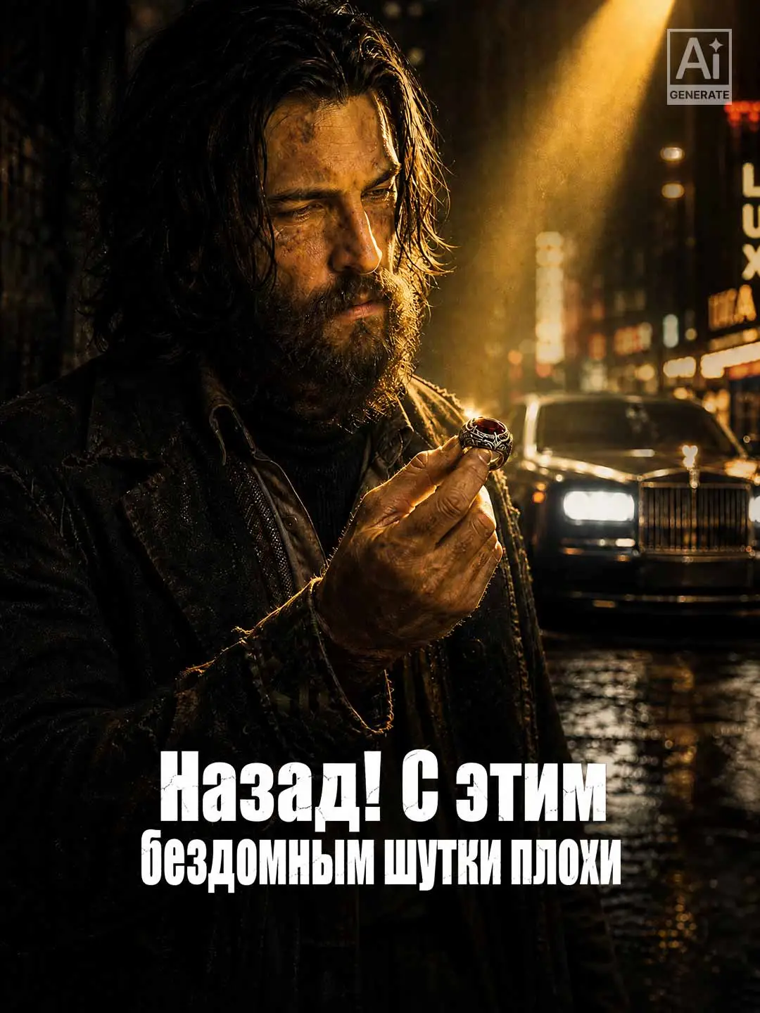 Назад! С этим бездомным шутки плохи short drama poster
