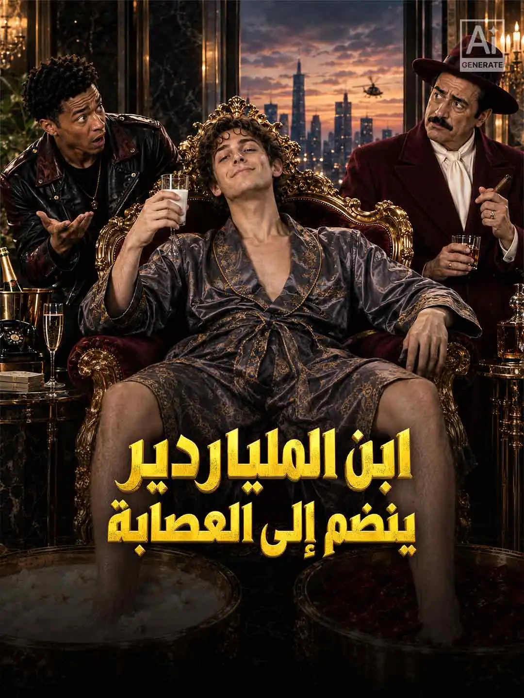 ابن الملياردير ينضم إلى العصابة short drama poster