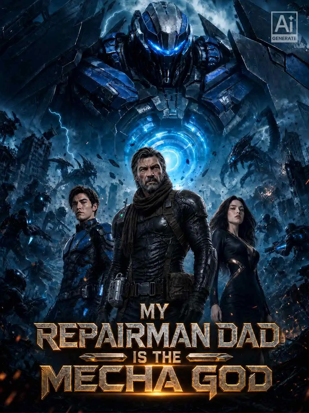 My Repairman Dad Is the Mecha God short drama poster