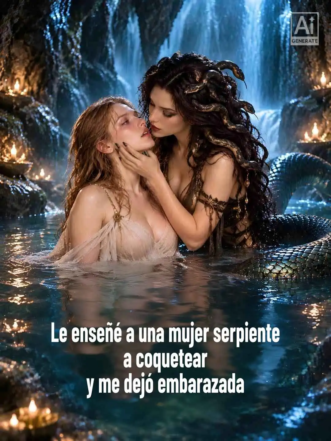 Le enseñé a una mujer serpiente a coquetear y me dejó embarazada short drama poster