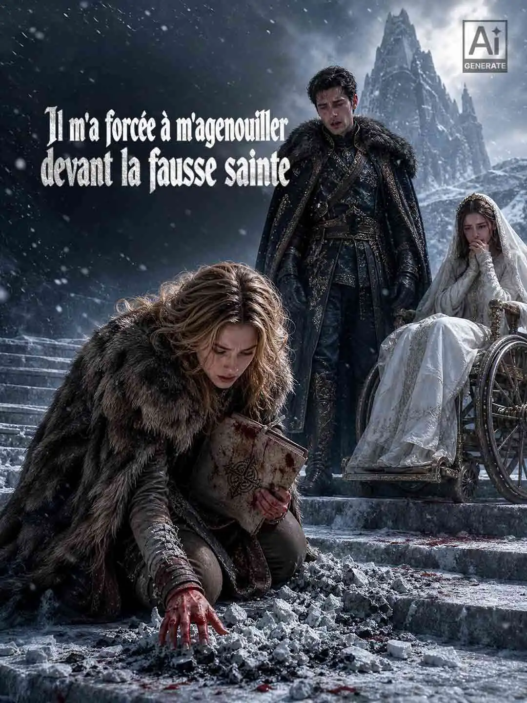 Il m'a forcée à m'agenouiller devant la fausse sainte short drama poster