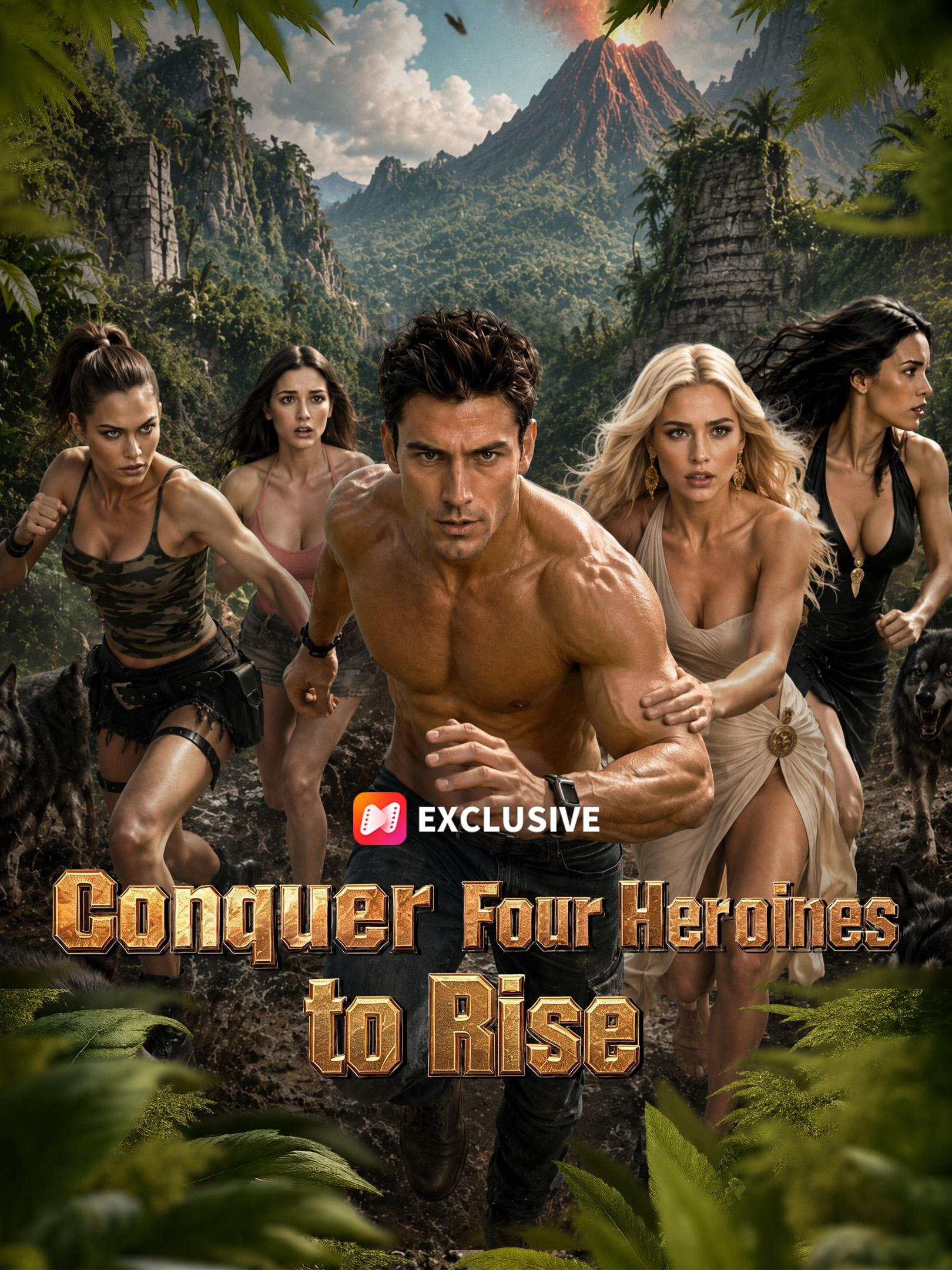 Conquer Four Heroines to Rise short drama poster