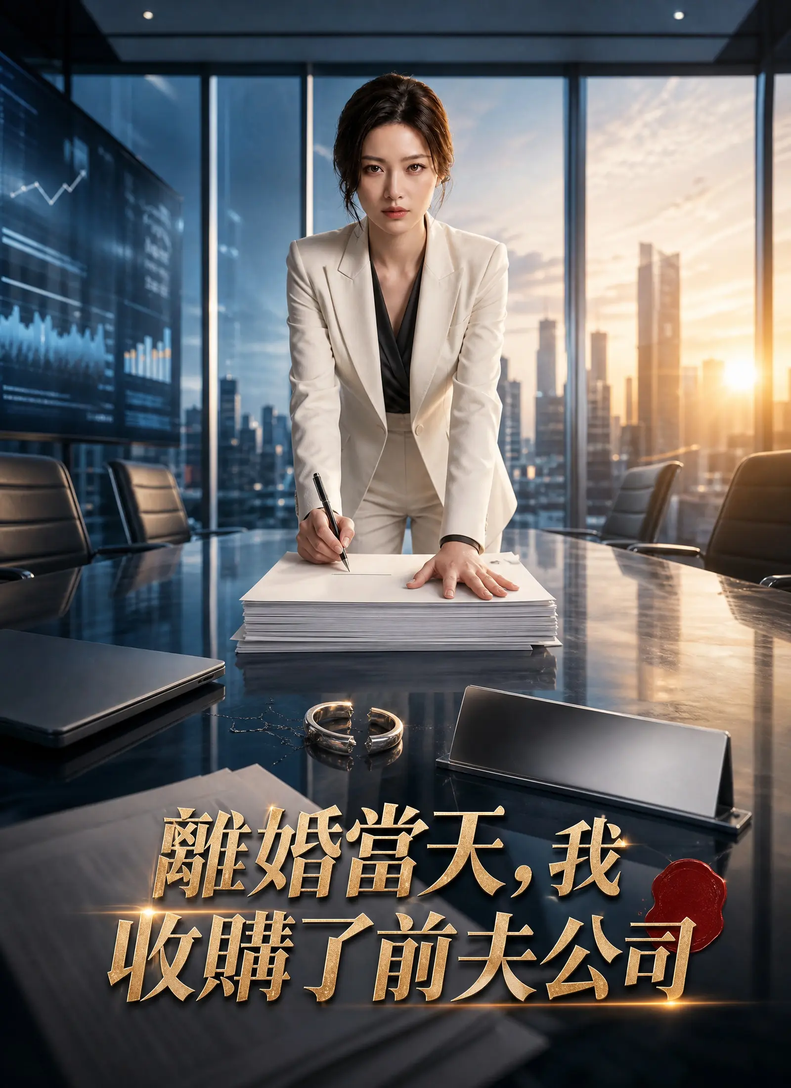 離婚當天，我收購了前夫公司 short drama poster