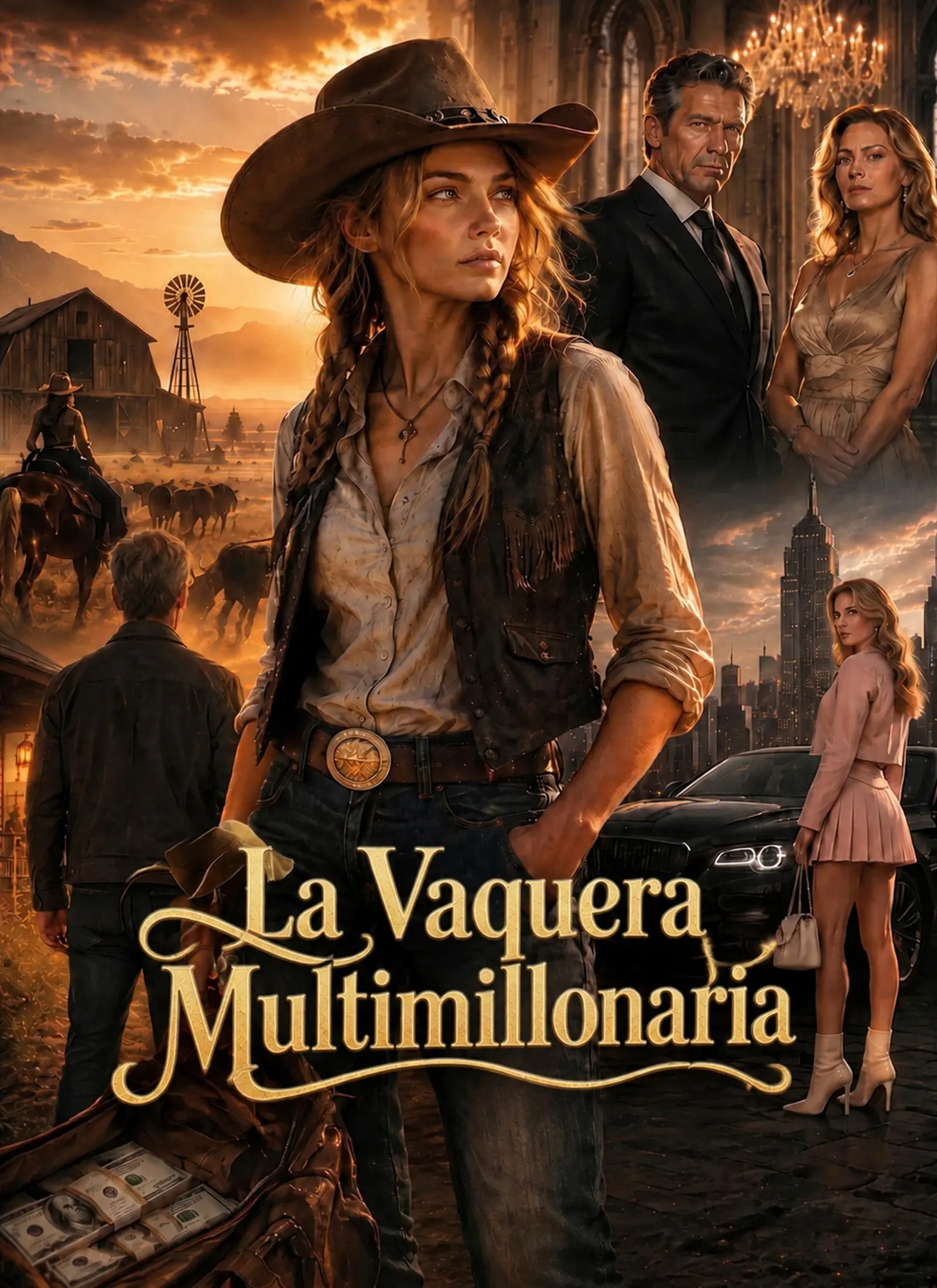[Doblado]La Vaquera Multimillonaria short drama poster