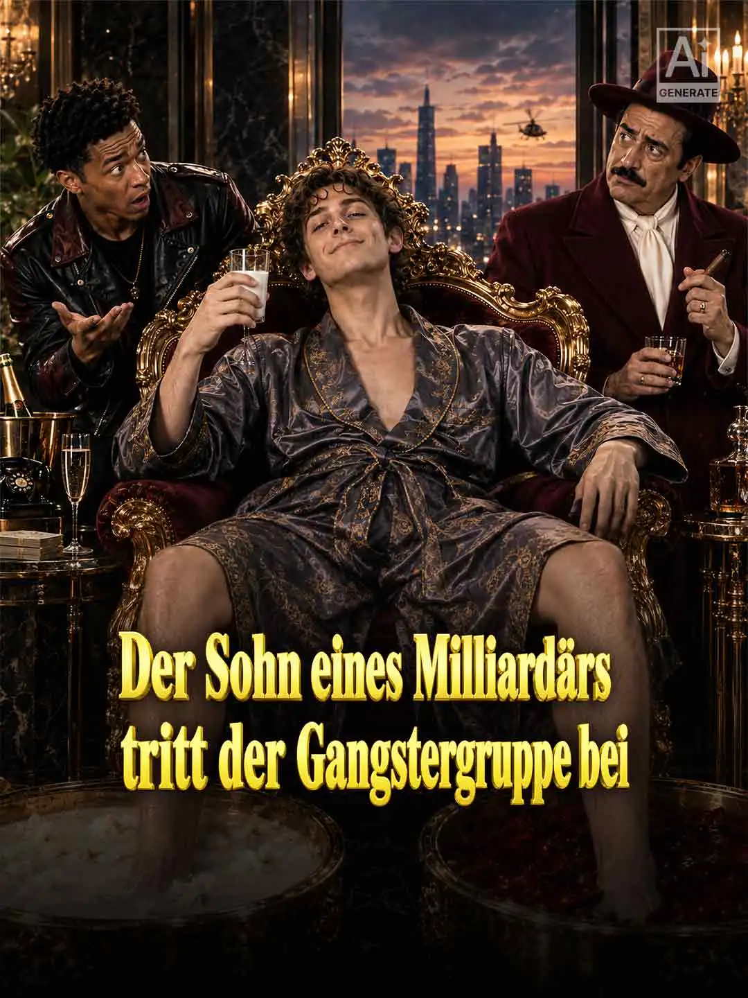 Der Sohn eines Milliardärs tritt der Gangstergruppe bei short drama poster