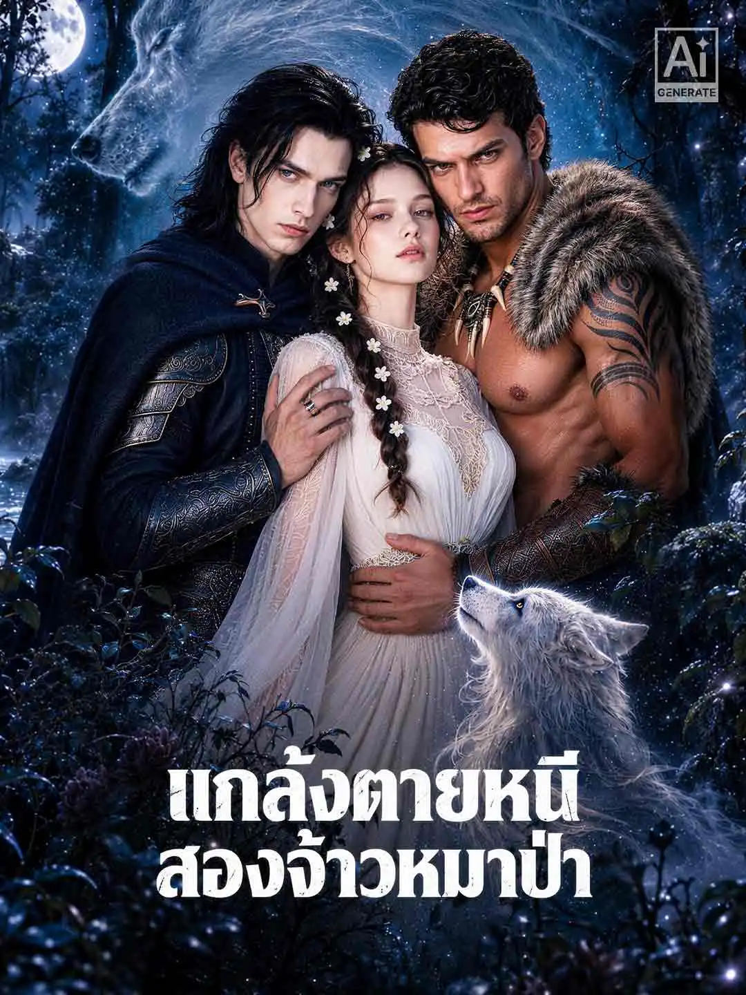 แกล้งตายหนีสองจ้าวหมาป่า short drama poster