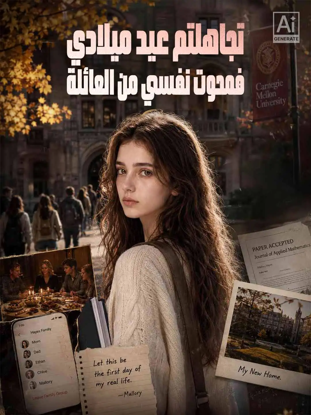 تجاهلتم عيد ميلادي فمحوت نفسي من العائلة short drama poster