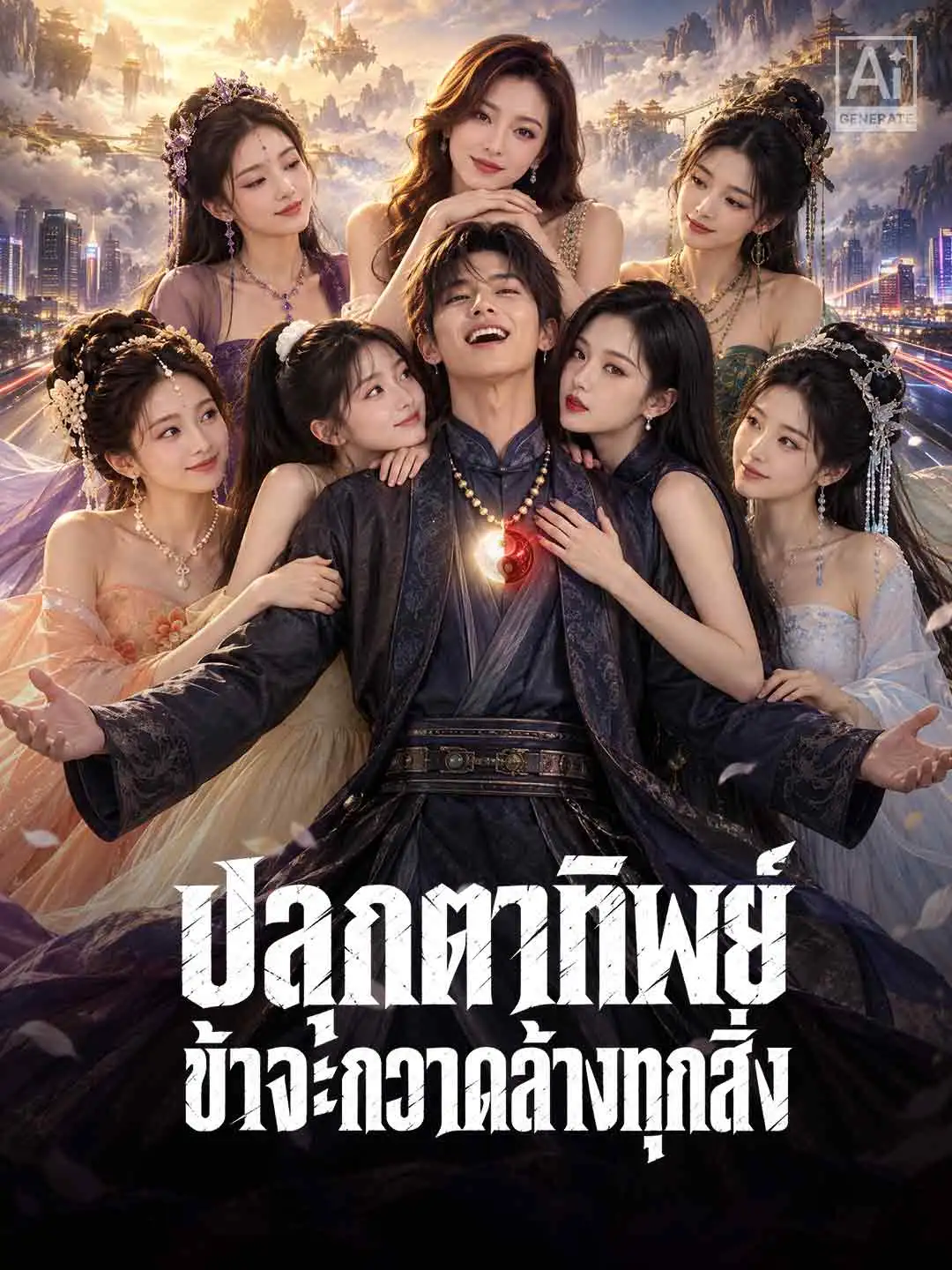 ปลุกตาทิพย์ ข้าจะกวาดล้างทุกสิ่ง short drama poster