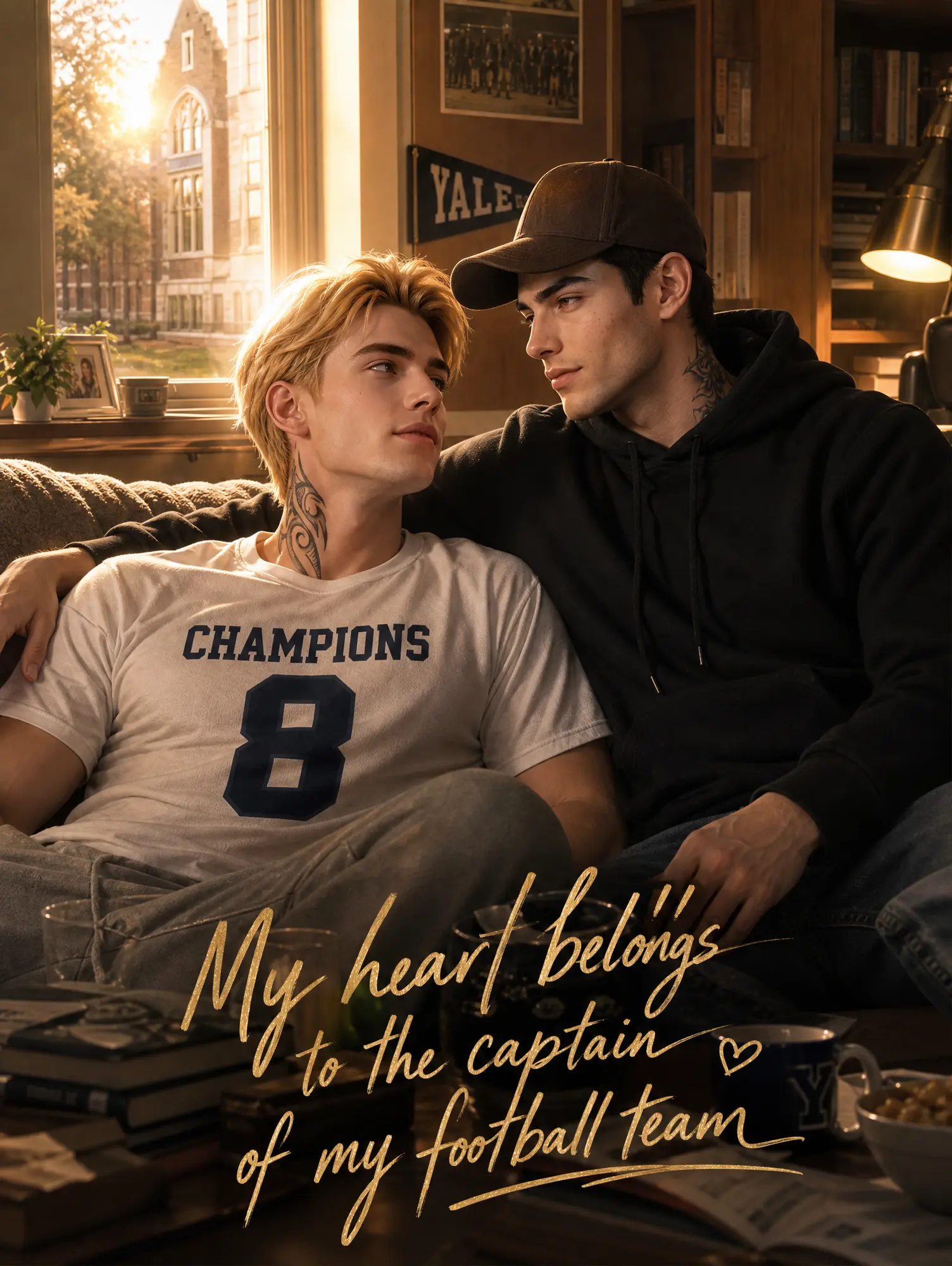 My heart belongs to the captain of my football team short drama poster