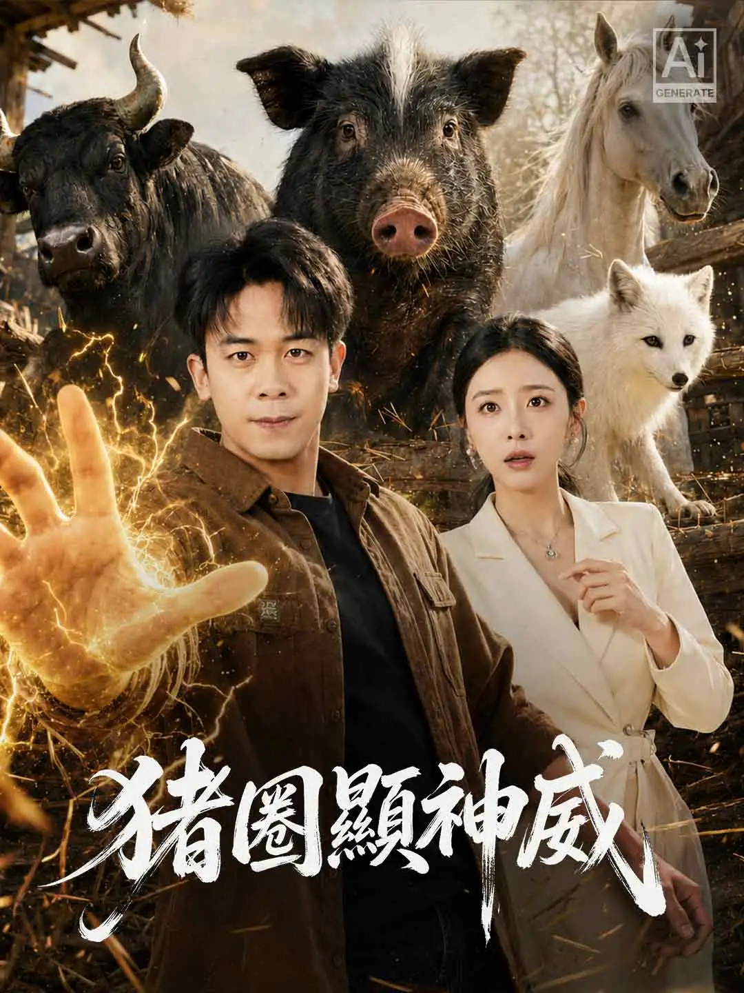 豬圈顯神威 short drama poster