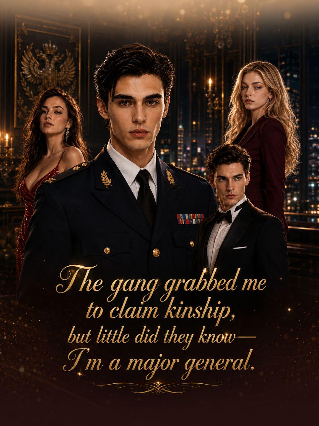 The gang grabbed me to claim kinship, but little did they know—I'm a major general short drama poster