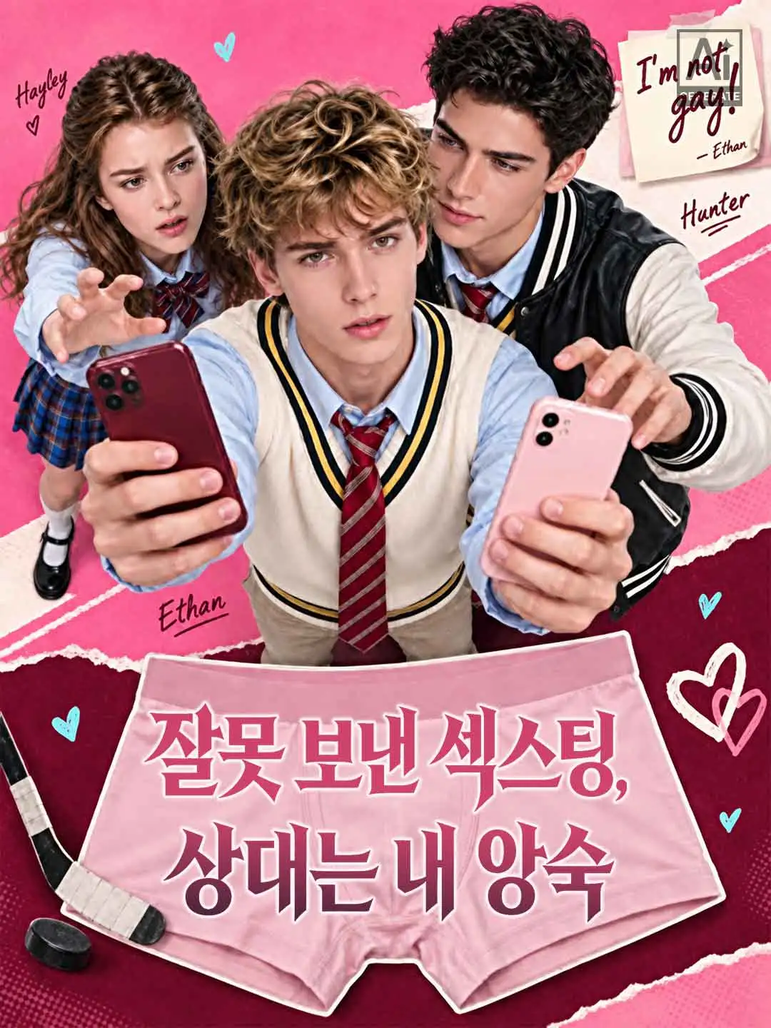 잘못 보낸 섹스팅, 상대는 내 앙숙 short drama poster