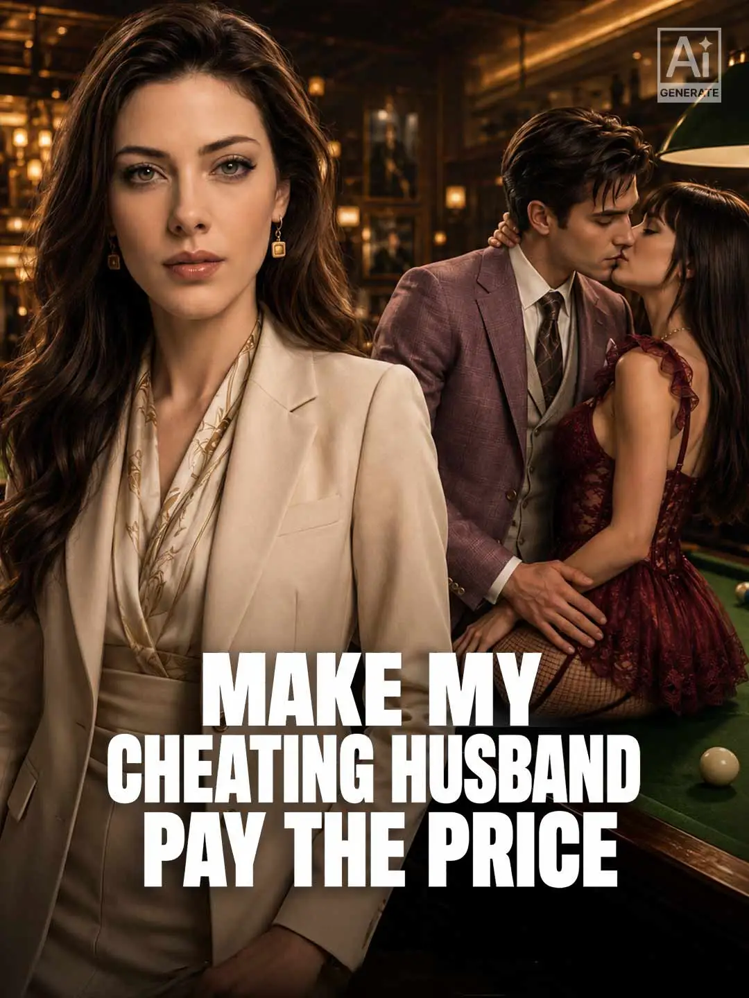 Make my cheating husband pay the price short drama poster