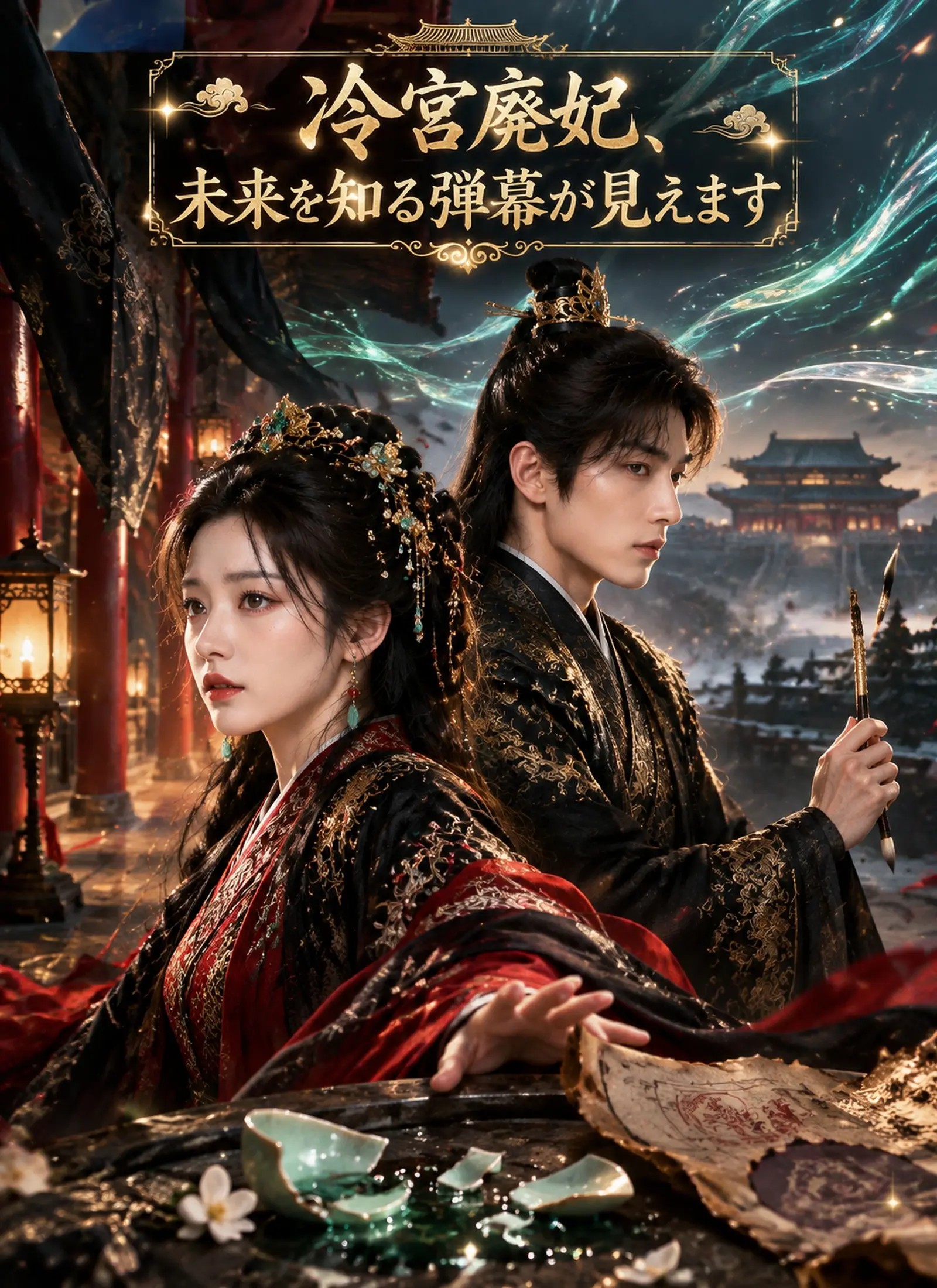 冷宮廃妃、未来を知る弾幕が見えます short drama poster