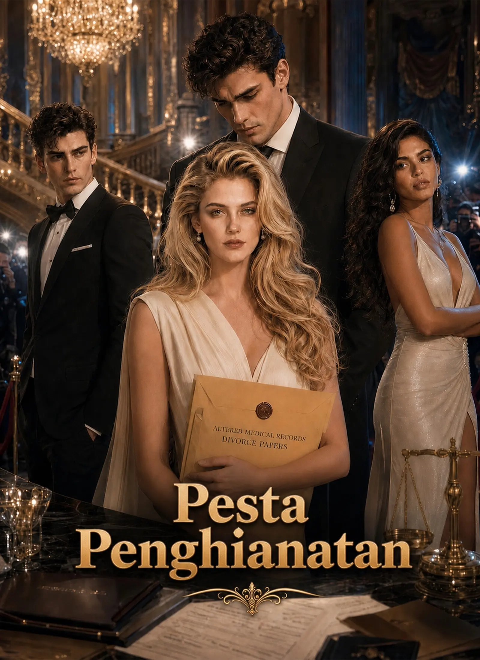 Pesta Penghianatan short drama poster