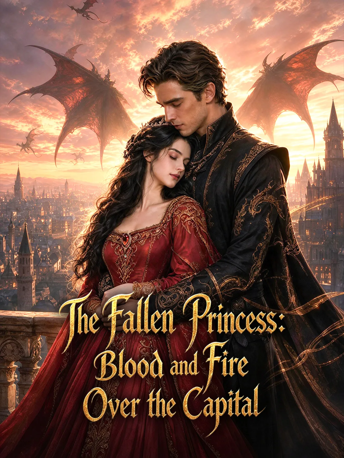 The Fallen Princess Blood and Fire Over the Capital short drama poster