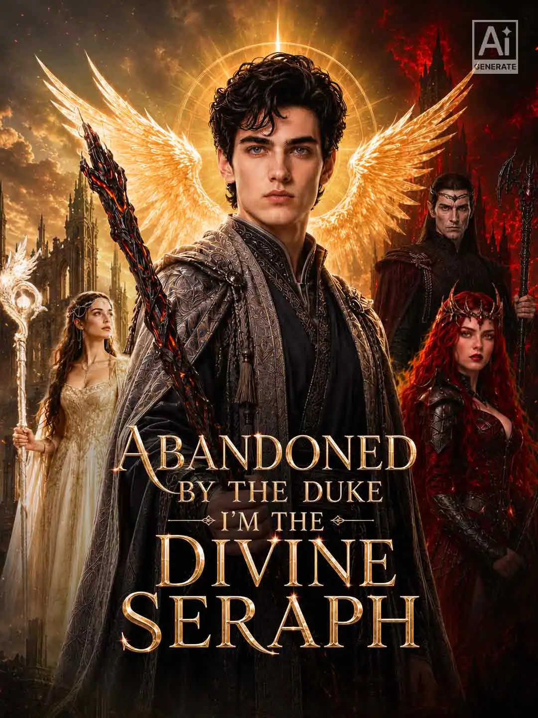 Abandoned by the Duke, I'm the Divine Seraph short drama poster