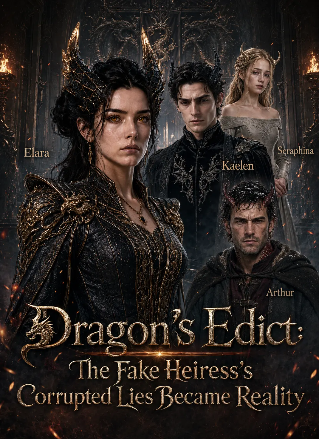 Dragon's Edict: The Fake Heiress's Corrupted Lies Became Reality short drama poster