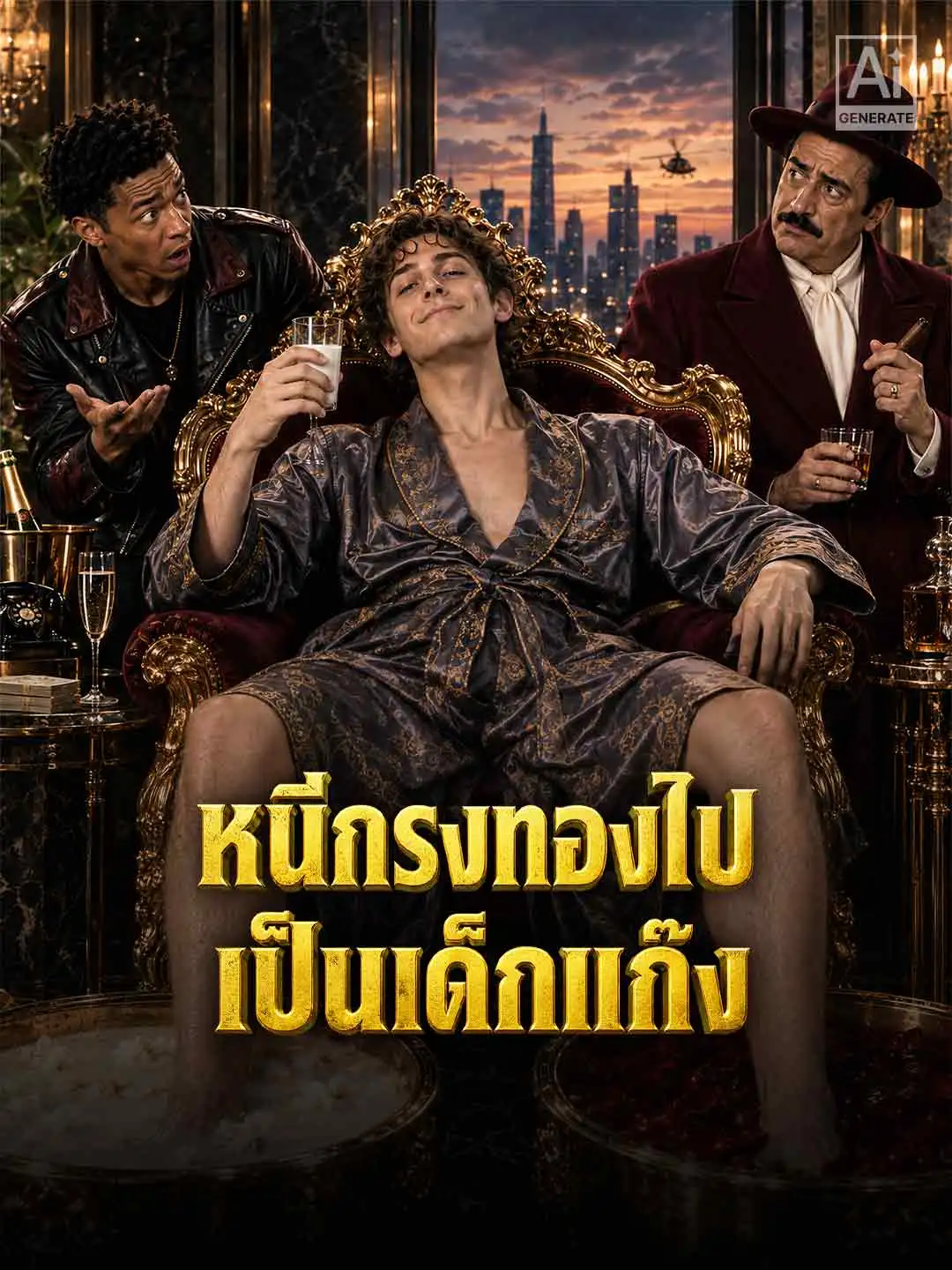 หนีกรงทองไปเป็นเด็กแก๊ง short drama poster