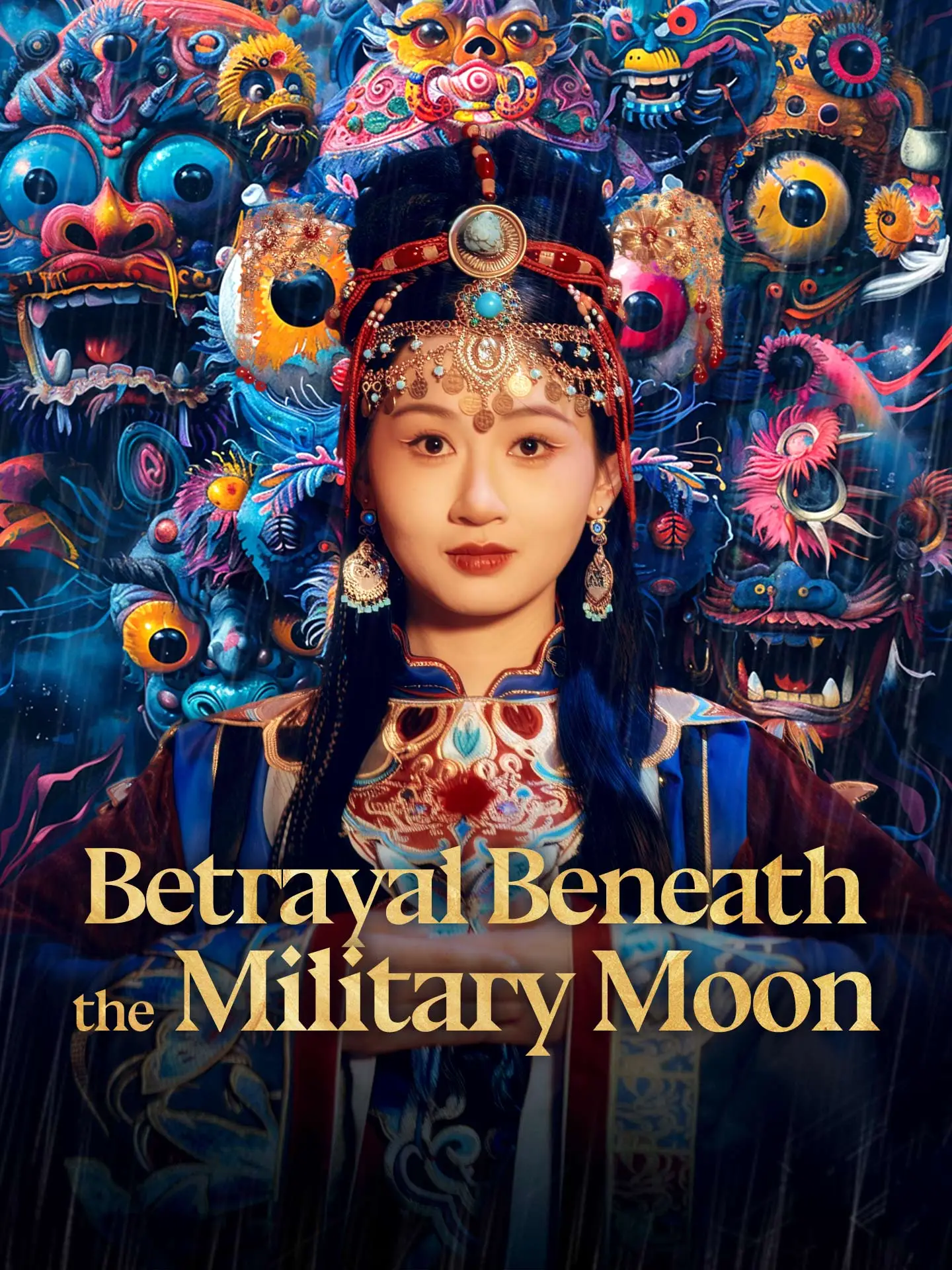 Betrayal Beneath the Military Moon short drama poster