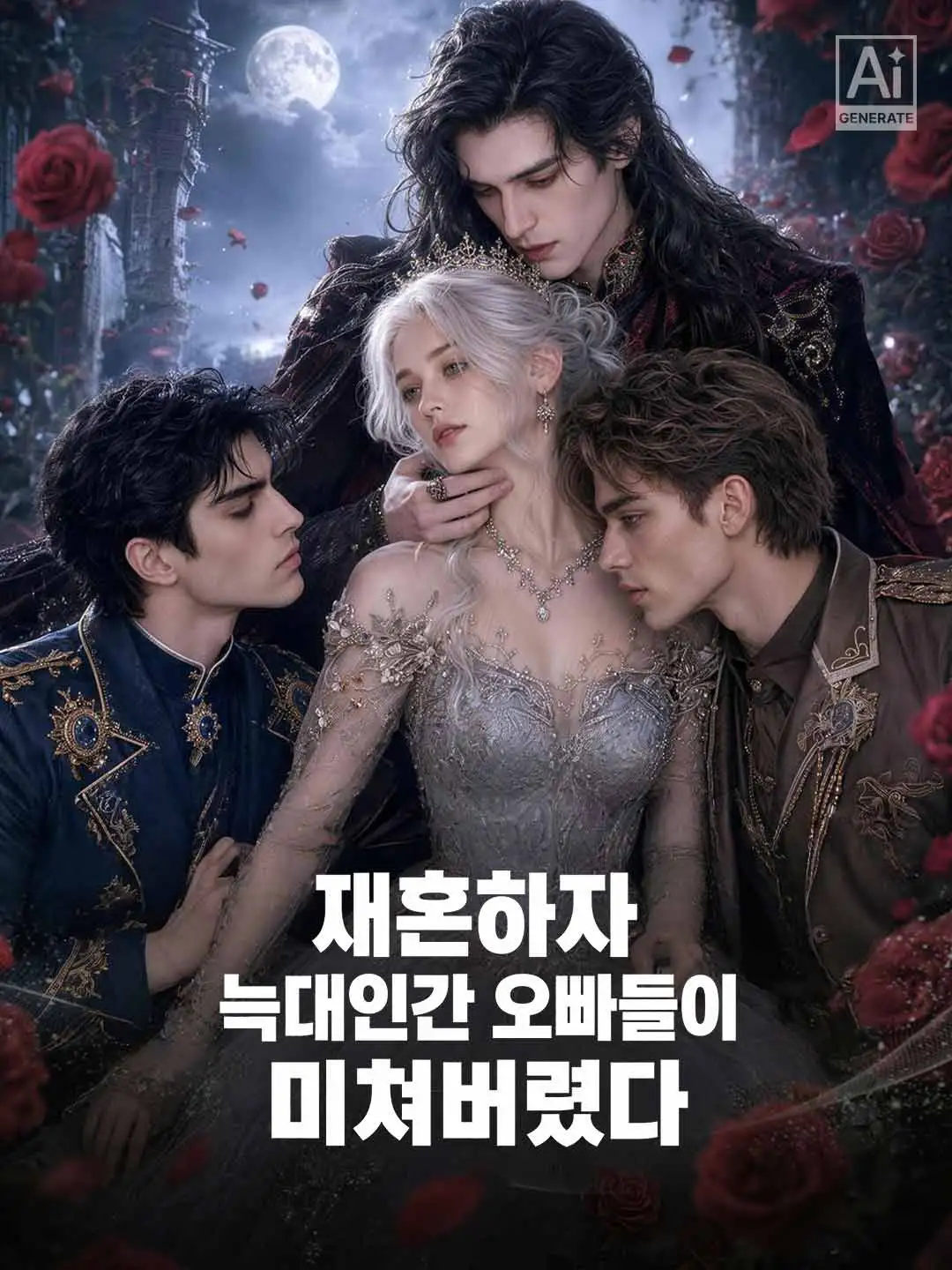 재혼하자 늑대인간 오빠들이 미쳐버렸다 short drama poster