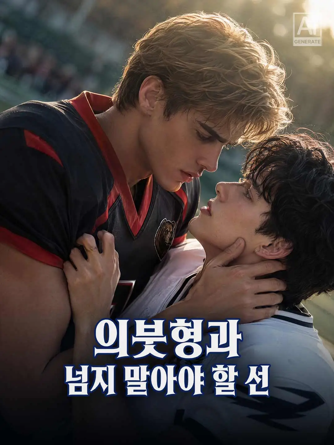 미식축구 주장 의붓형 차지하기 short drama poster
