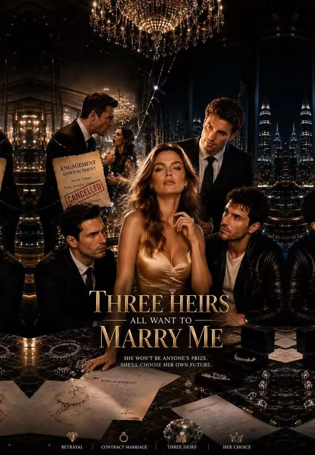 Three Heirs All Want To Marry Me short drama poster