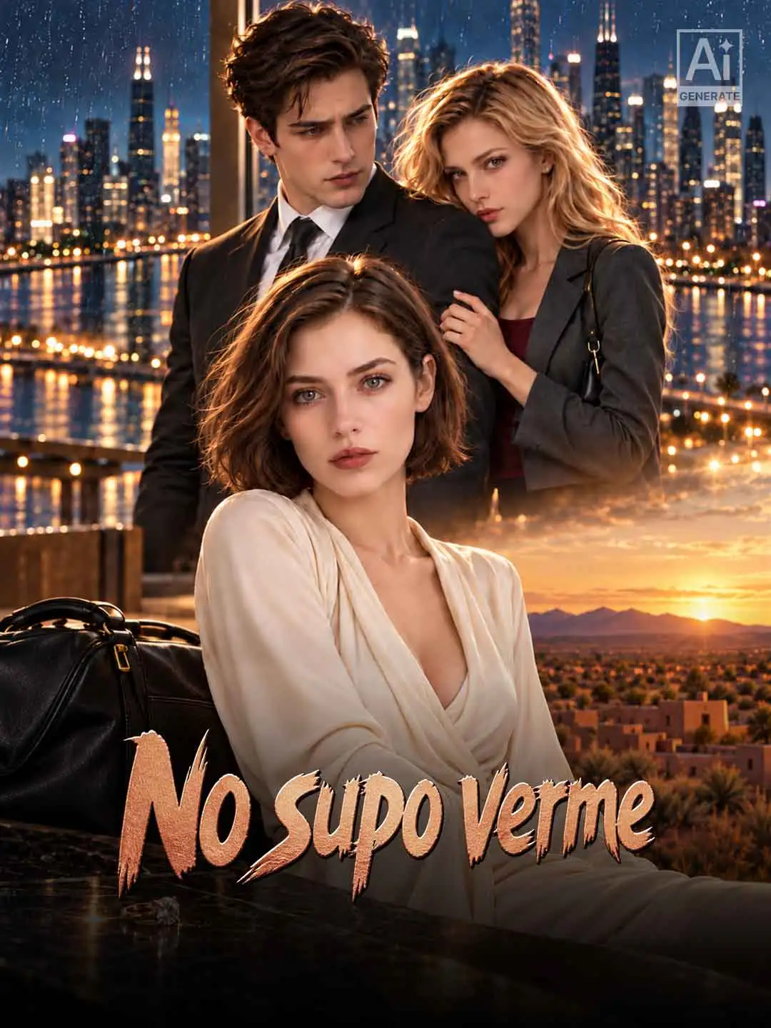 No supo verme short drama poster