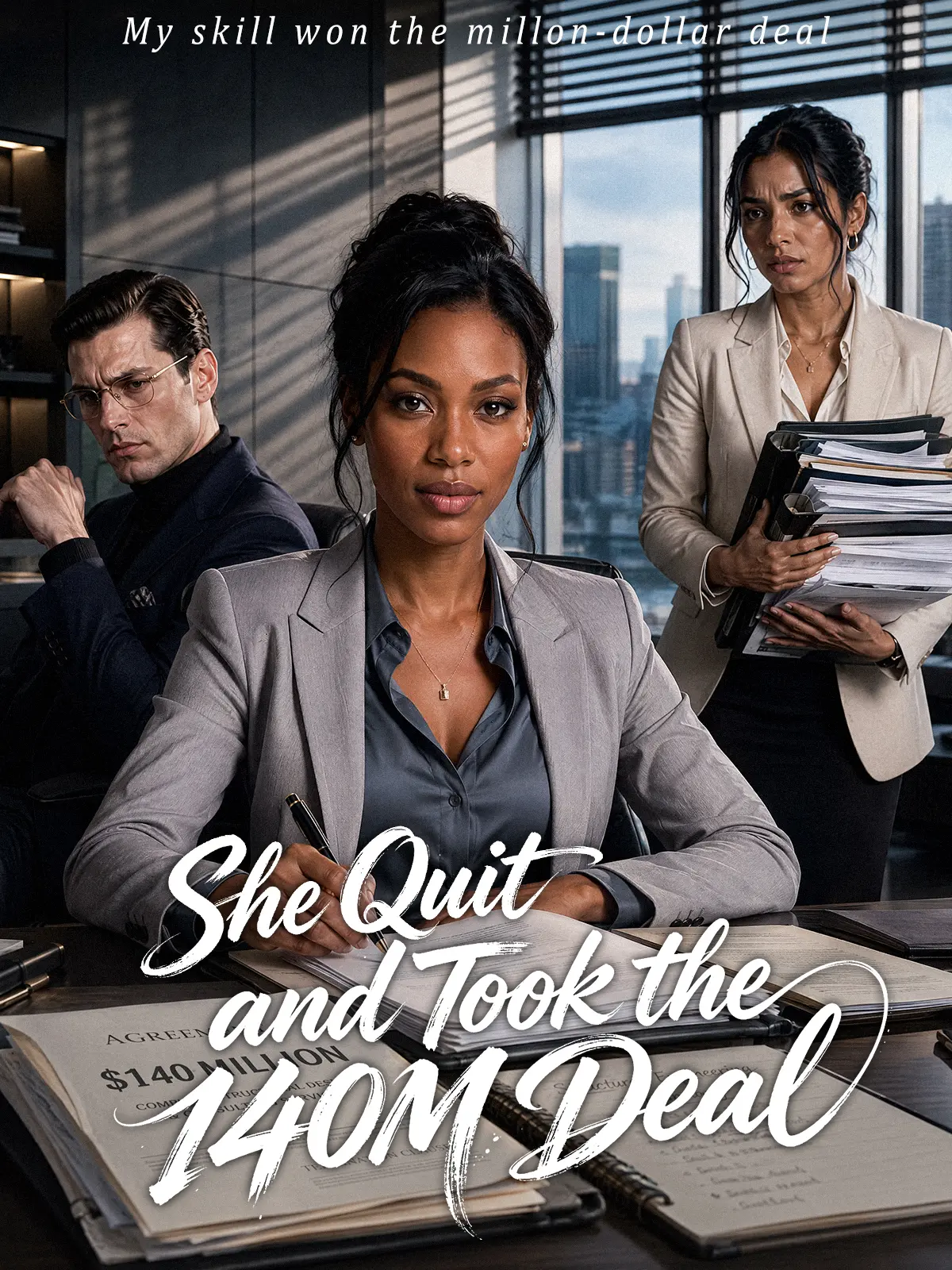 She Quit and Took the 140M Deal short drama poster
