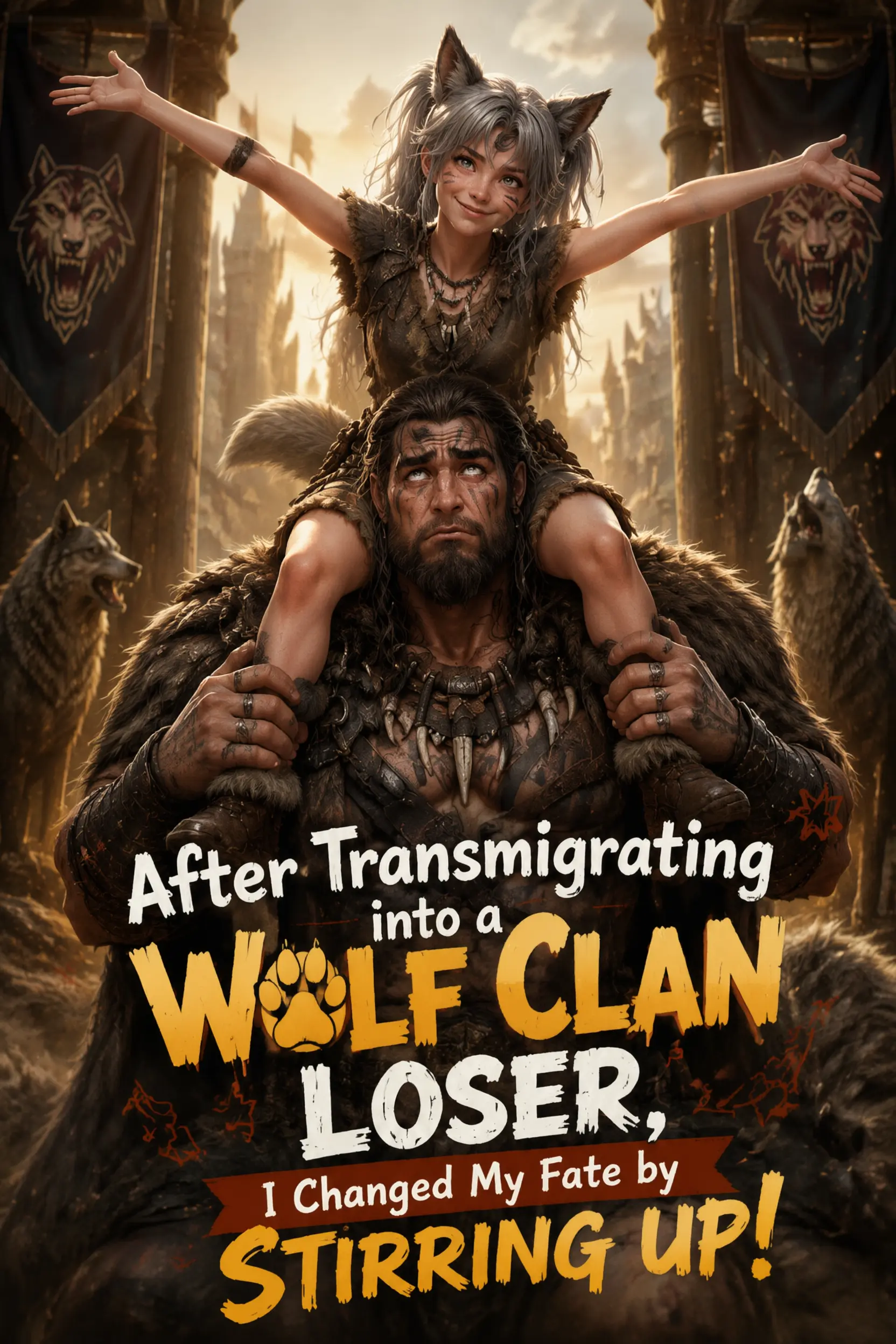 After Transmigrating into a Wolf Clan Loser, I Changed My Fate by Stirring Up！ short drama poster