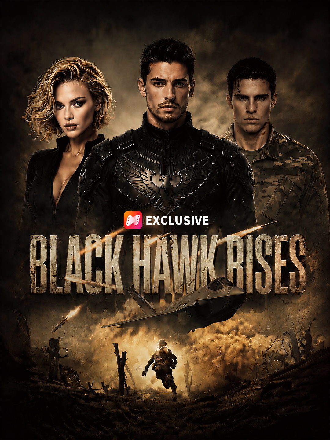 Black Hawk Rises short drama poster