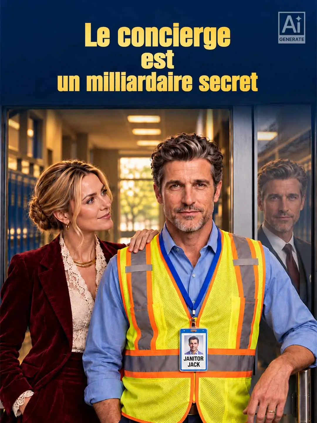 Le concierge est un milliardaire secret short drama poster