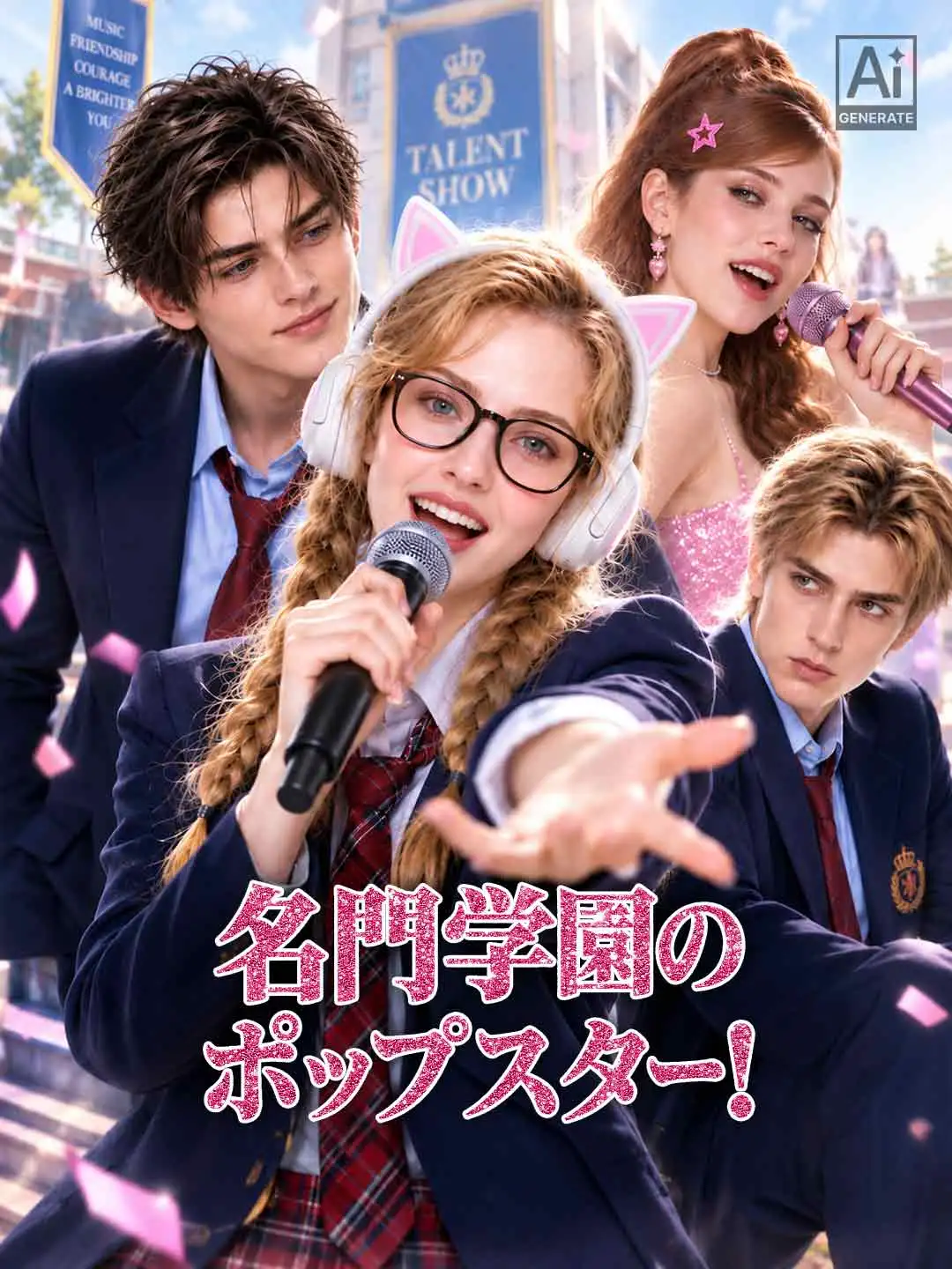名門学園のポップスター！ short drama poster