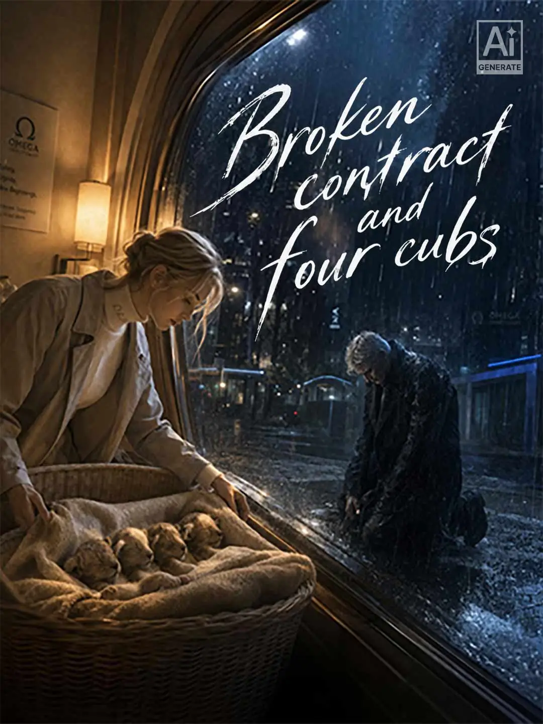 Broken contract and four cubs short drama poster