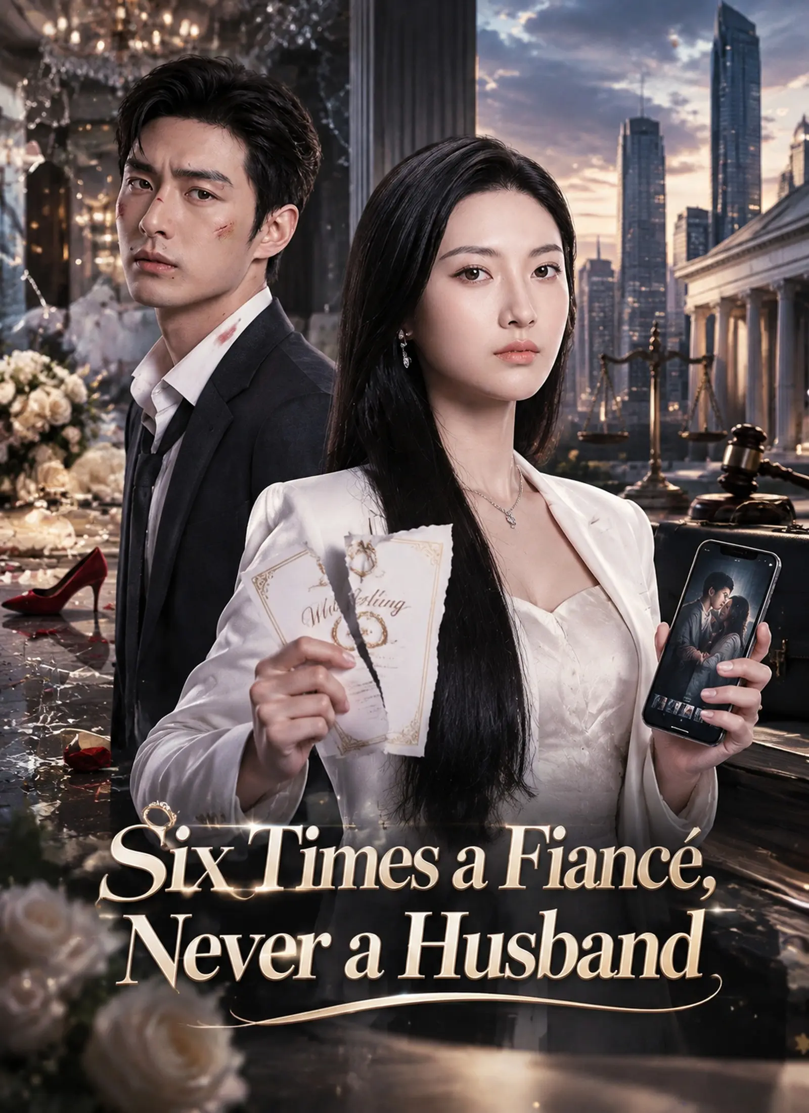 [Dubbed]Six Times a Fiancé, Never a Husband short drama poster