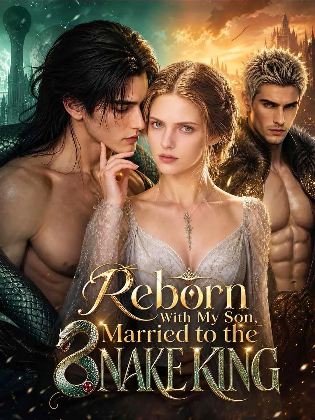 Reborn With My Son, Married to the Snake King short drama poster