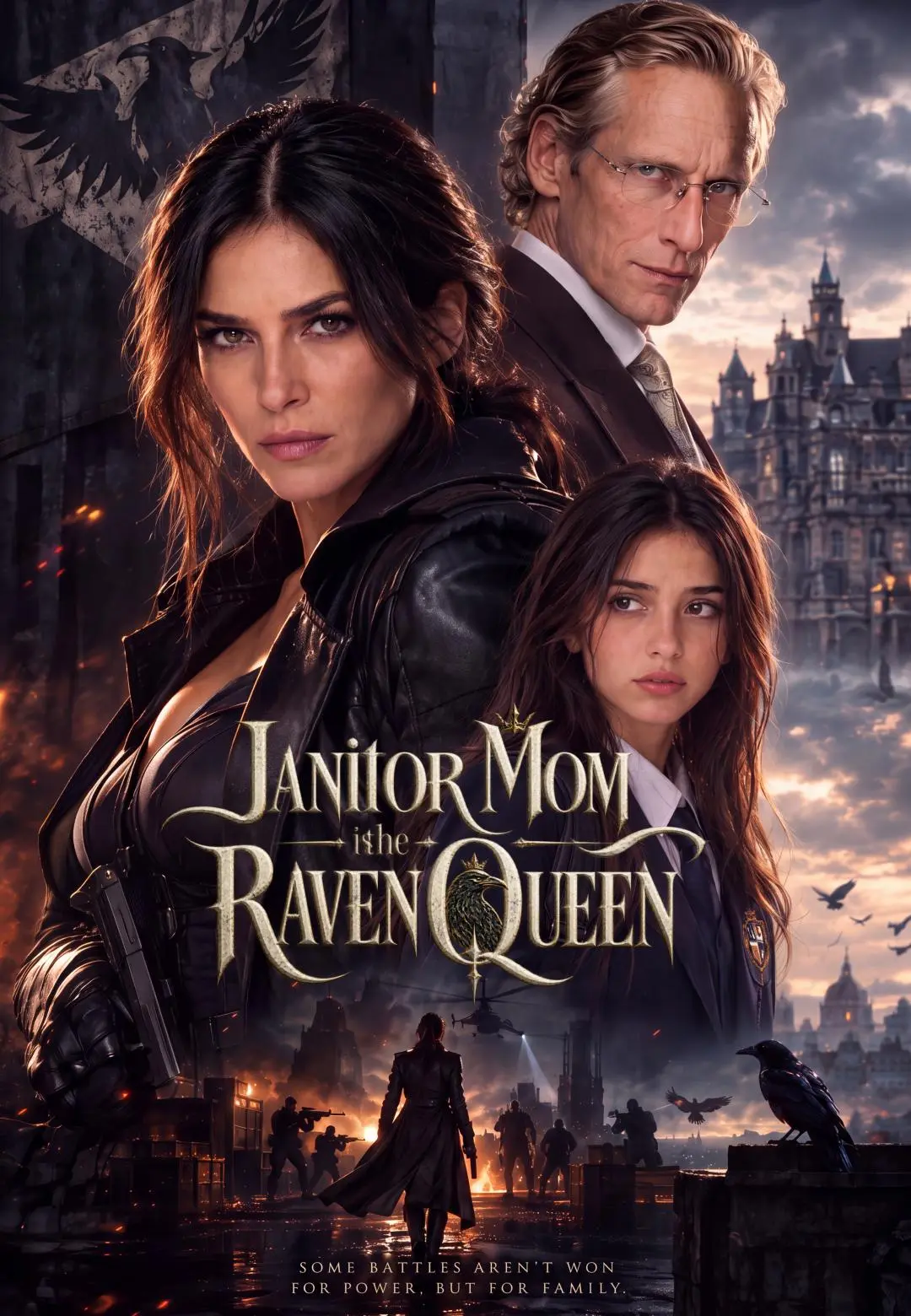 Janitor Mom is the Raven Queen short drama poster