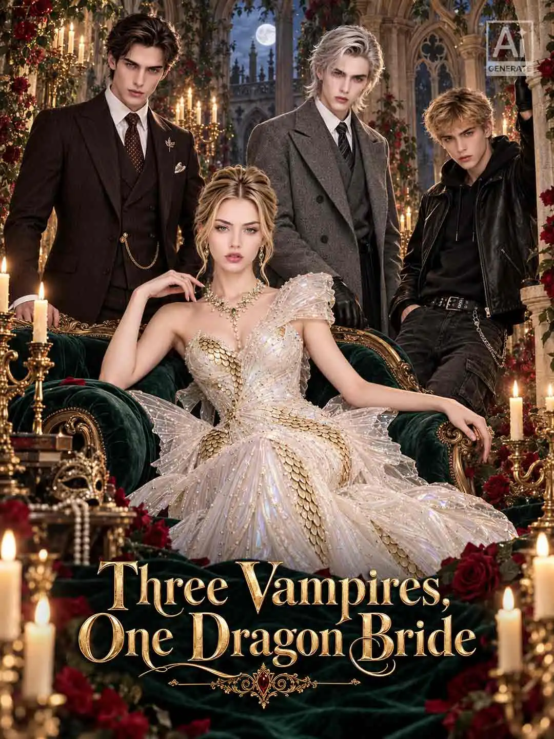 Three Vampires, One Dragon Bride short drama poster