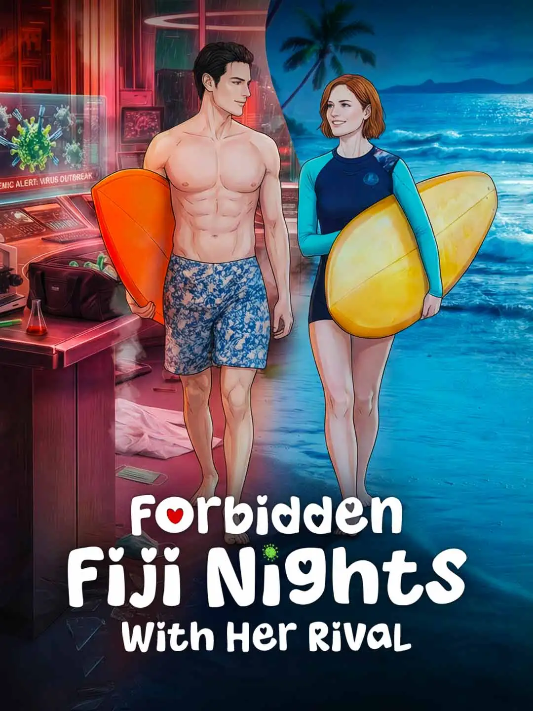 Forbidden Fiji Nights With Her Rival short drama poster