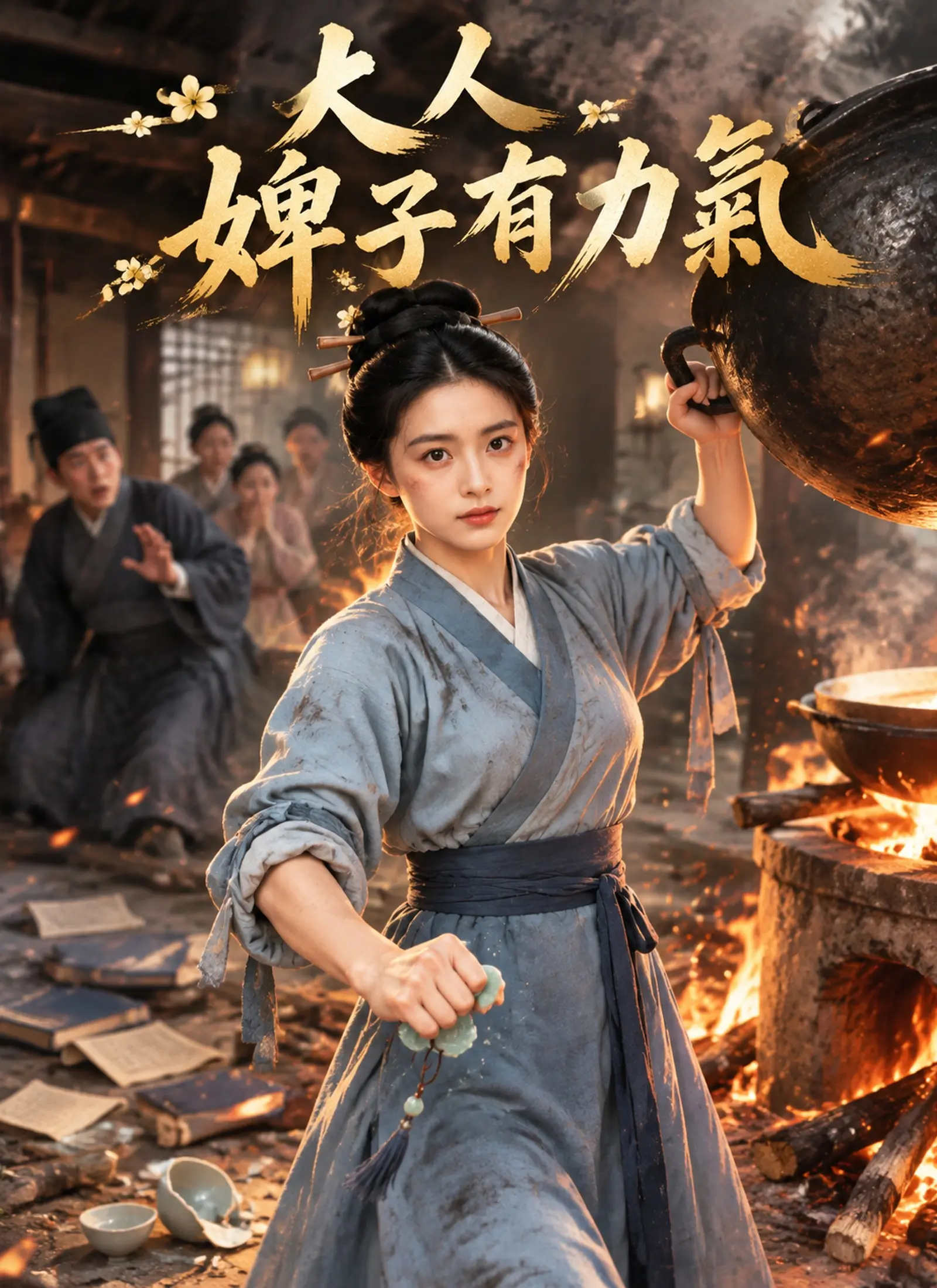 大人，婢子有力氣 short drama poster