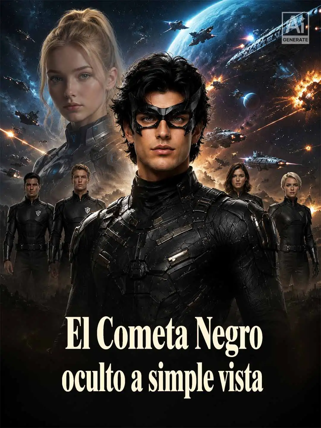 El Cometa Negro oculto a simple vista short drama poster
