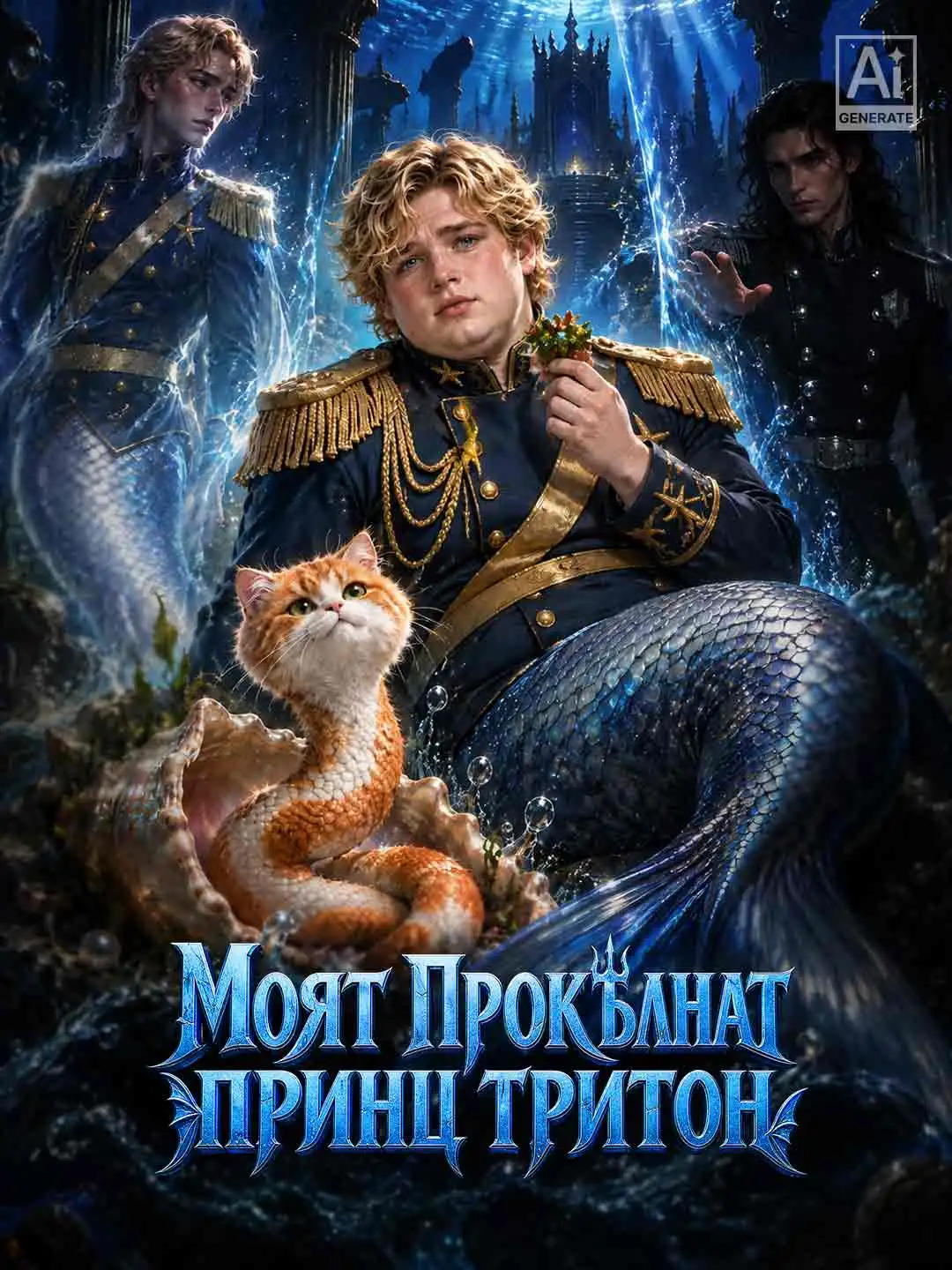 Моят прокълнат принц тритон short drama poster
