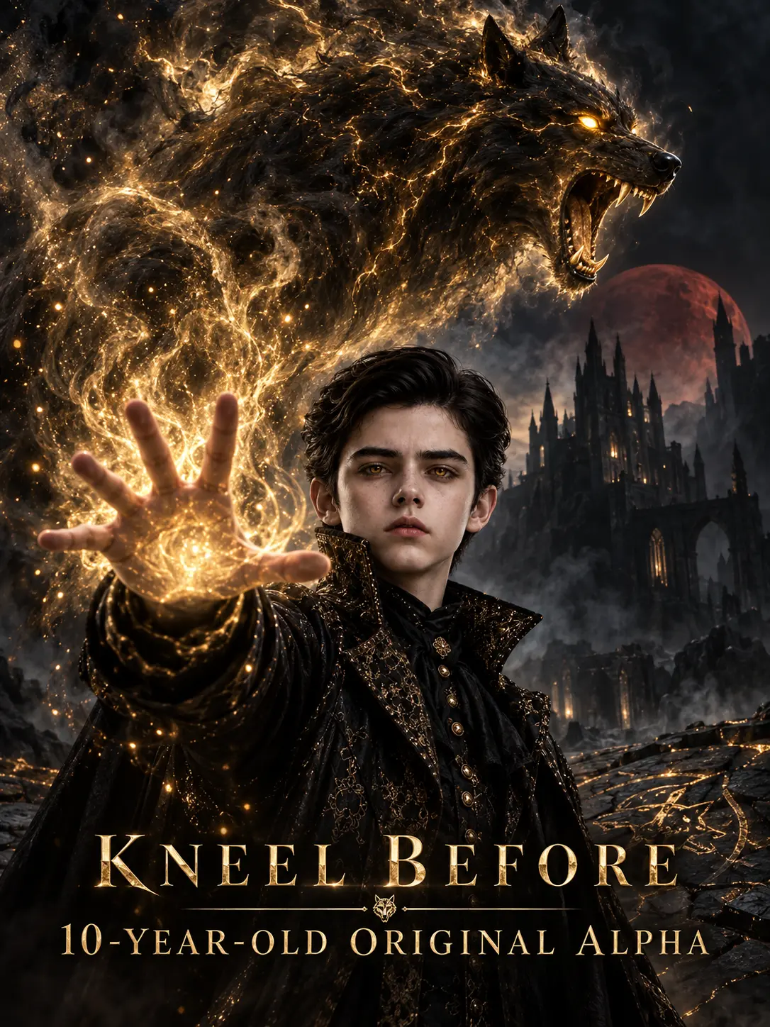 Kneel Before 10-Year-Old Original Alpha short drama poster