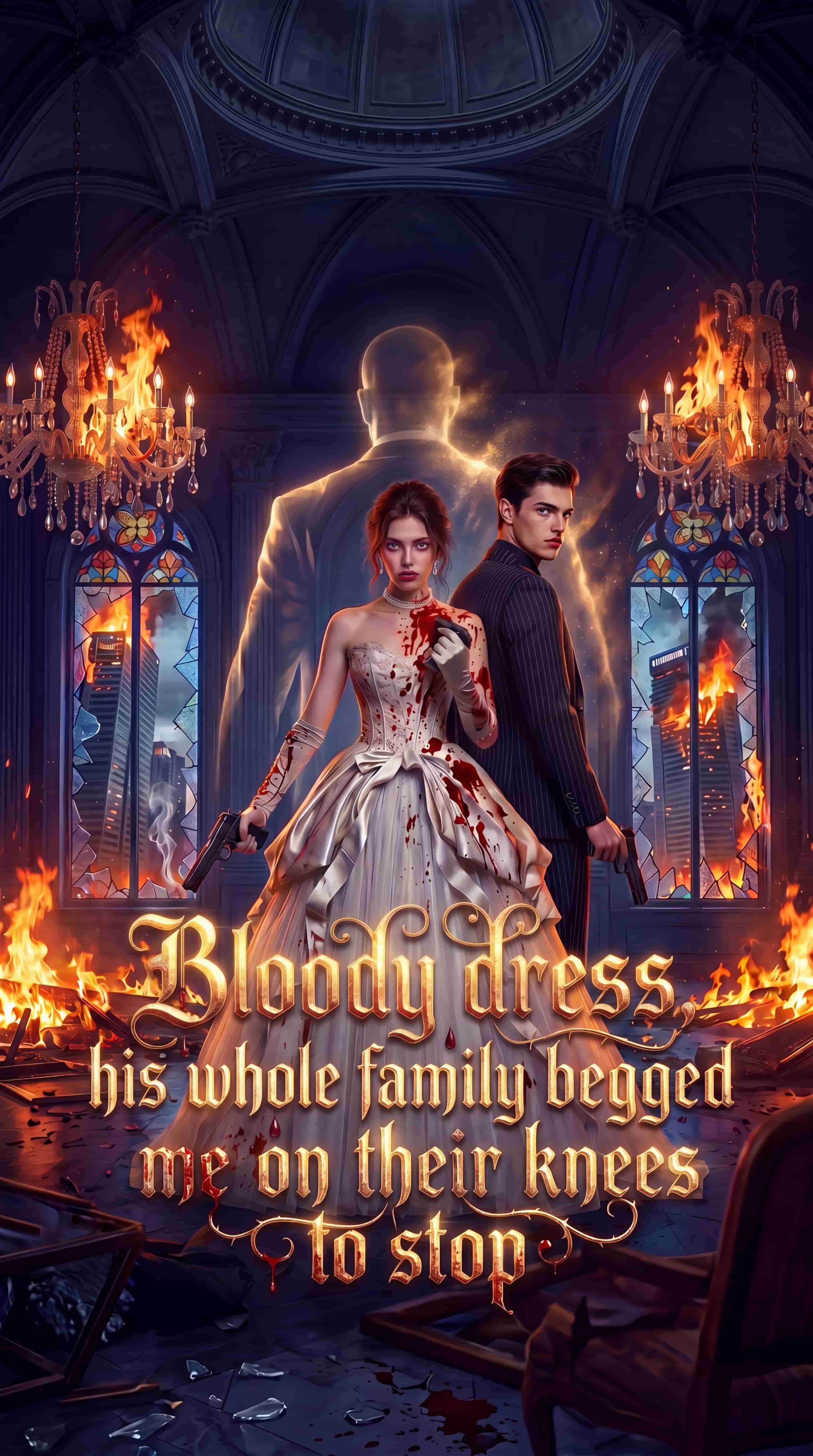 Bloody dress, his whole family begged me on their knees to stop short drama poster